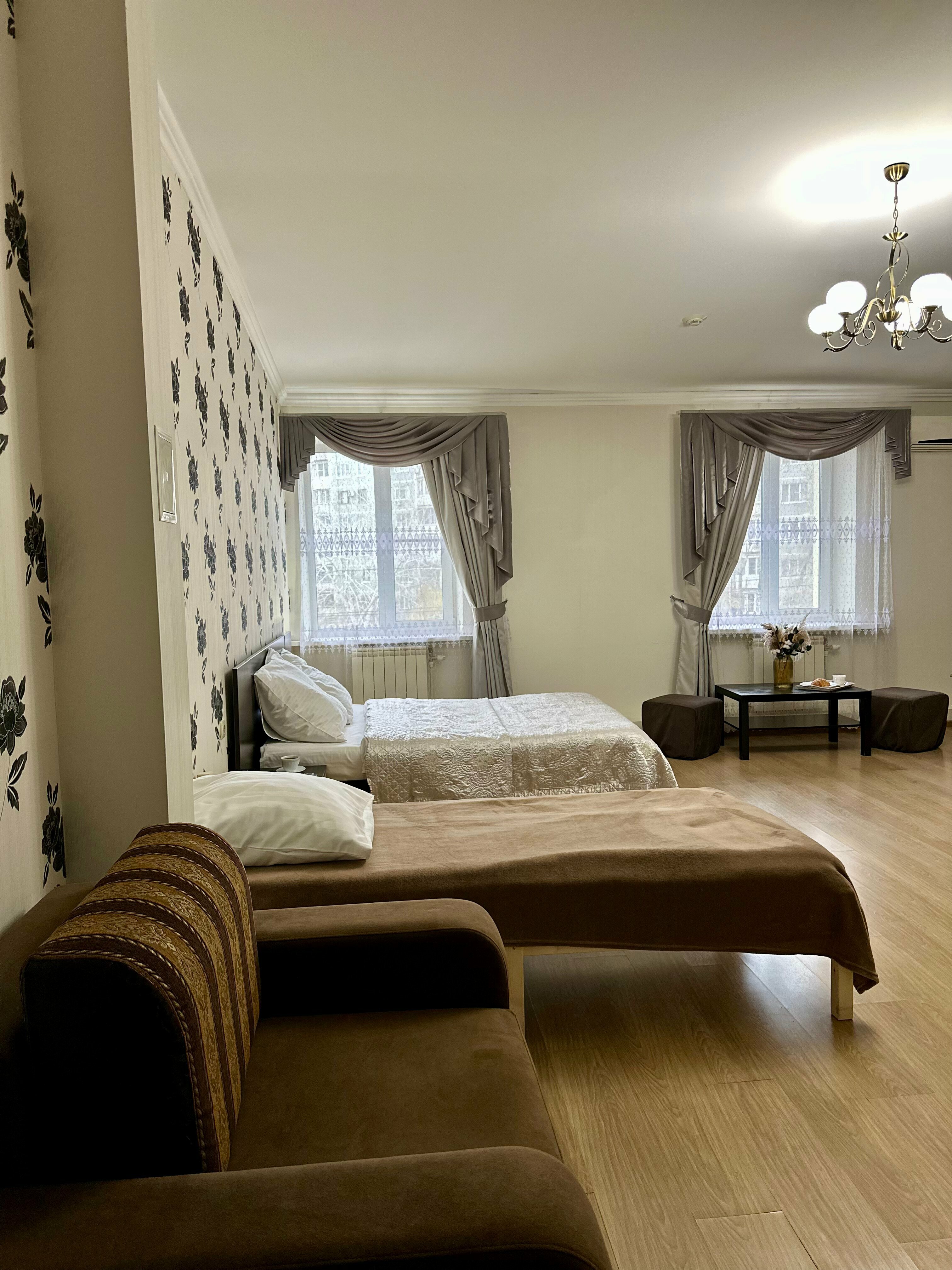 Cемейный номер с собственной ванной комнатой