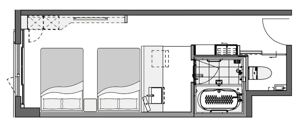 Standard Twin Room, Non Smoking, Bathtub