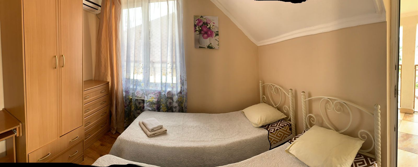 Двухместный номер с 1 кроватью или 2 отдельными кроватями и балконом