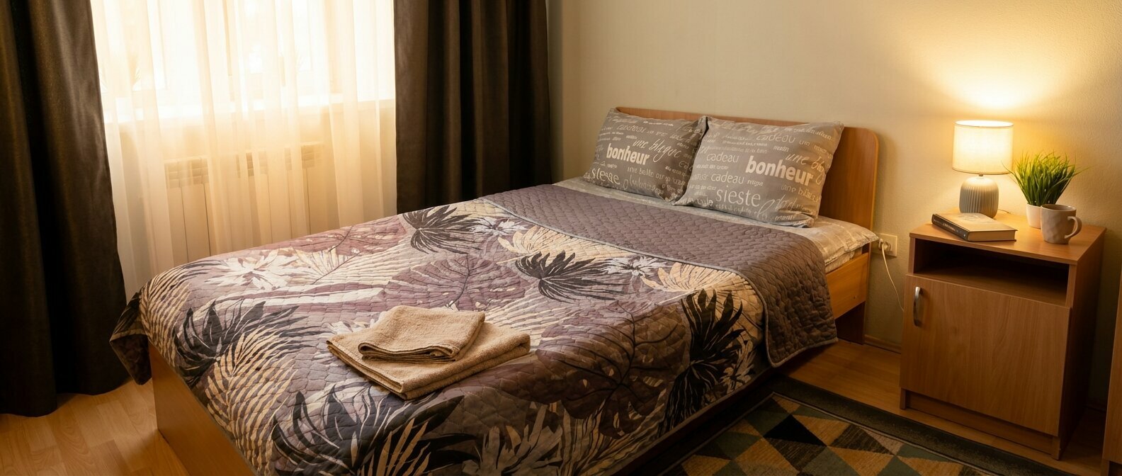 Двухместный номер с 1 кроватью и собственной ванной комнатой