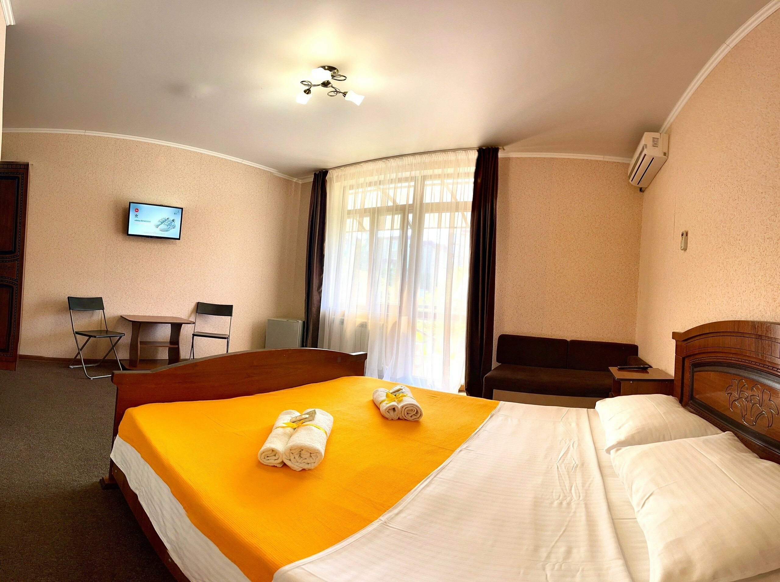 Двухместный номер с 1 кроватью и балконом