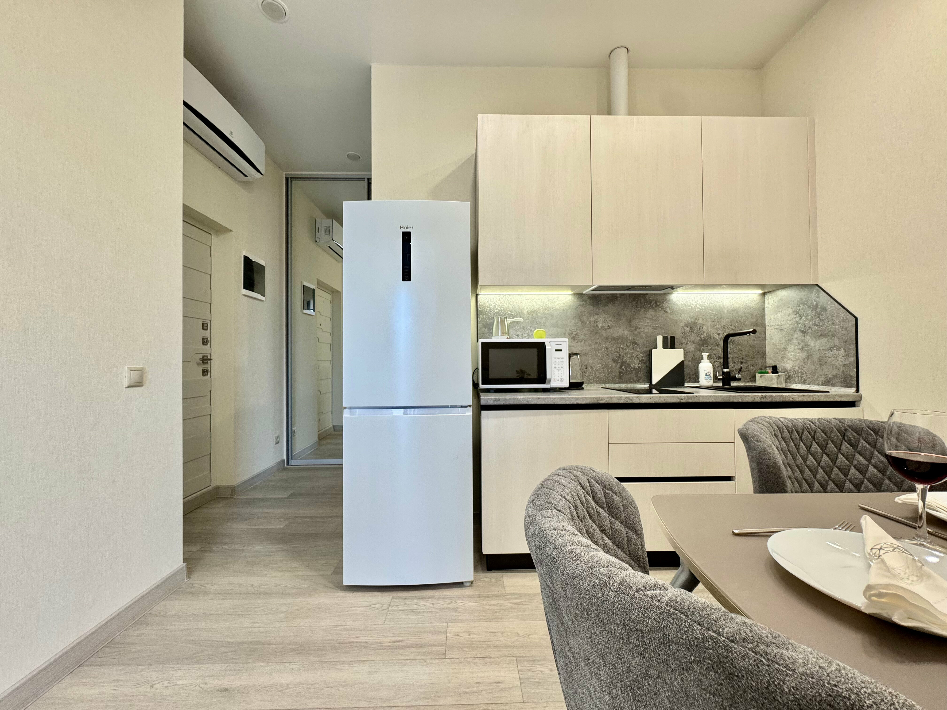 Люкс с видом на море и реку с балконом