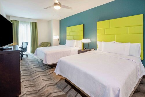 Suite, 2 Queen Beds, Accessible (Mobility & Hearing, Roll-In Shower) в Homewood Suites by Hilton Edina Minneapolis