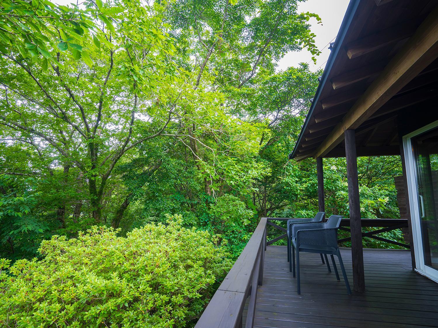 Cottage with Open-Air Bath