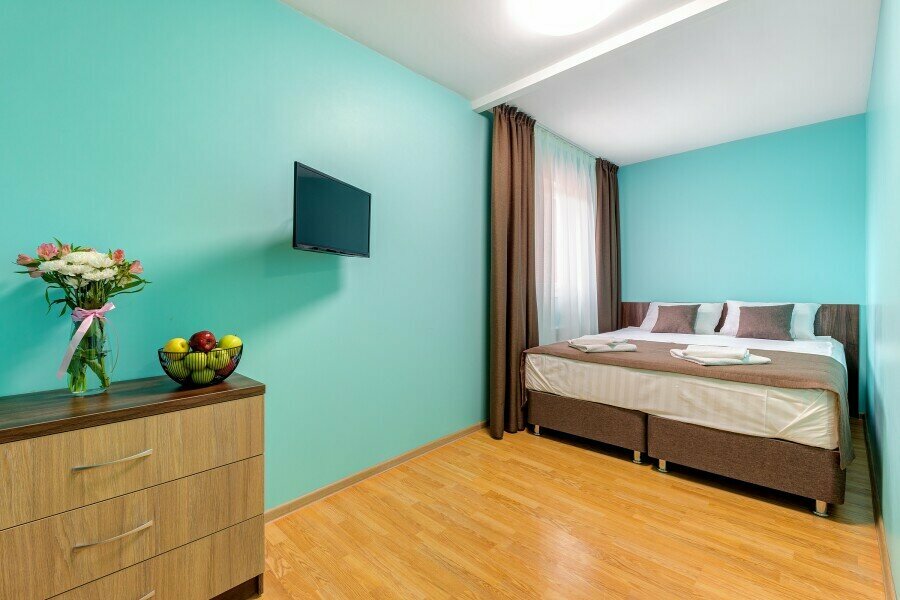 Двухкомнатный семейный номер на мансардном этаже