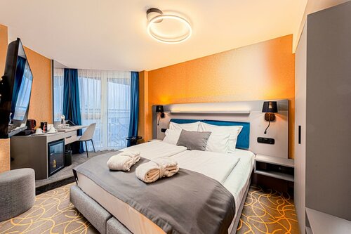 Стандартный двухместный номер с 1 двуспальной кроватью в Hunguest Hotel Helikon