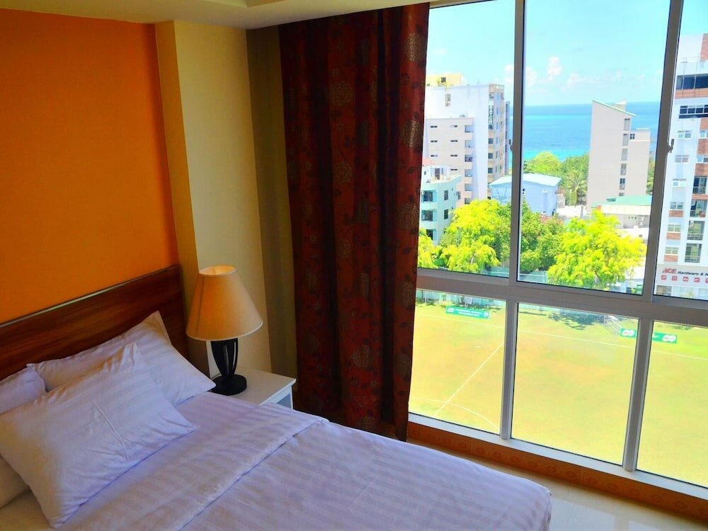 Deluxe Double Room, 1 Queen Bed, Partial Sea View