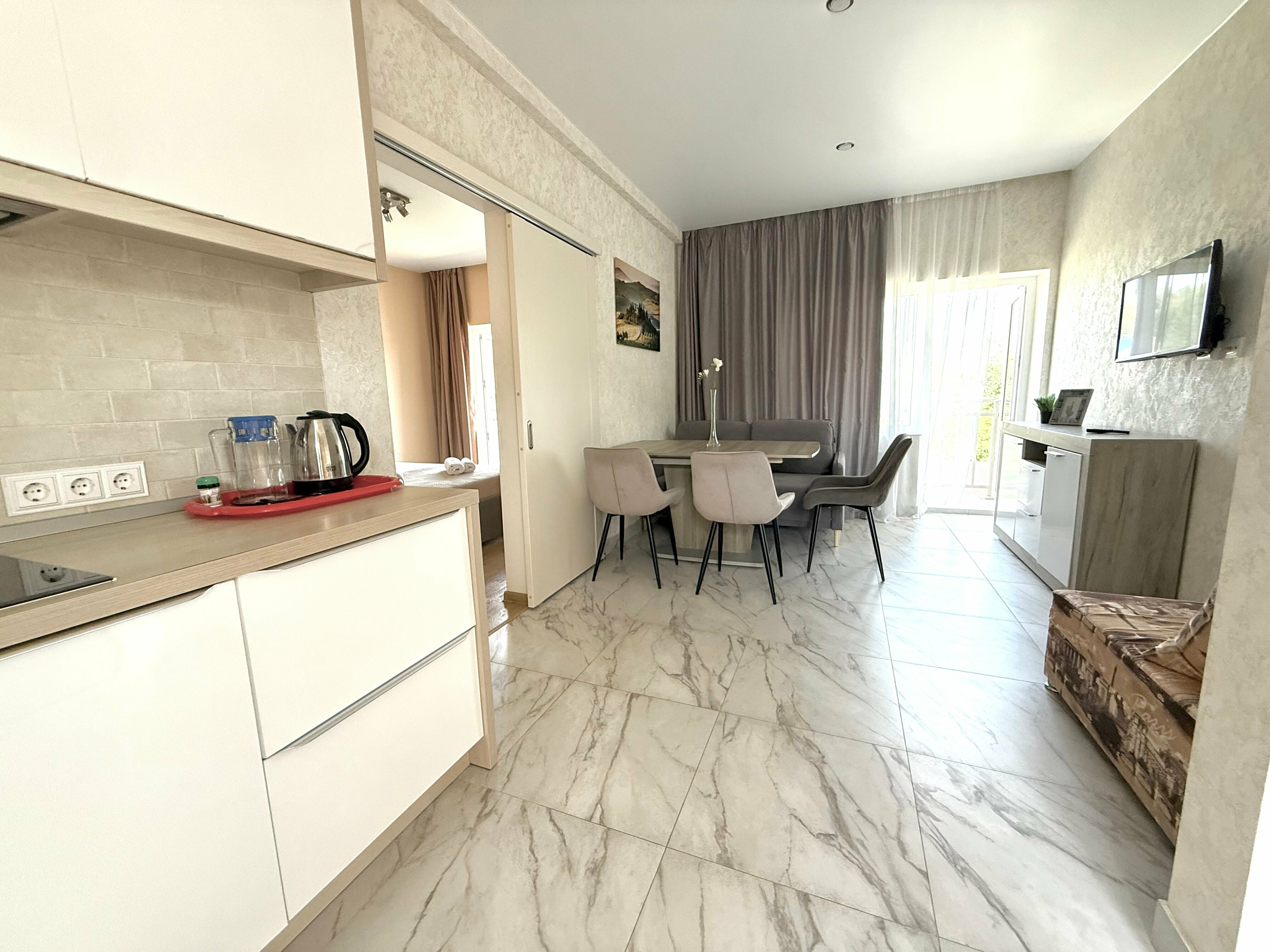 Апартаменты с 1 спальней