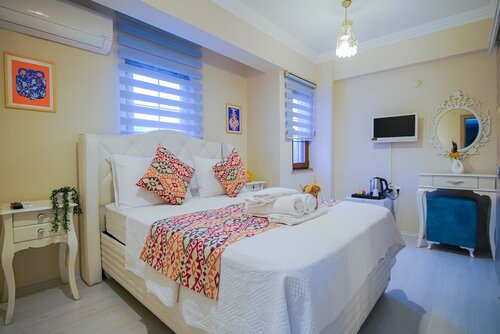 Двухместный номер «Делюкс» с 1 двуспальной кроватью в Ada Olympos Otel