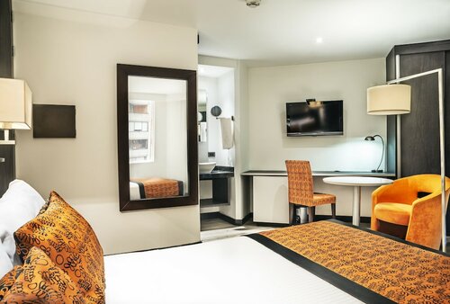 Стандартный двухместный номер с 1 двуспальной кроватью в Hotel City Bog Expo Museo