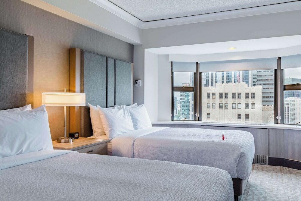 Room, 2 Double Beds, Club Lounge Access, City View