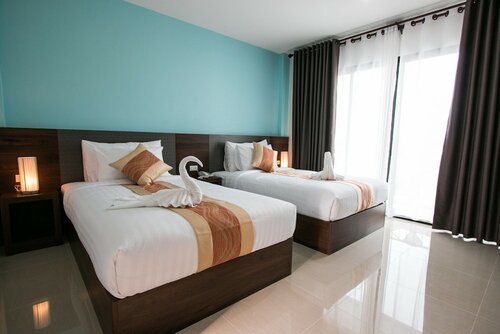 Улучшенный двухместный номер с 2 односпальными кроватями в Aonang Sea Valley Resort