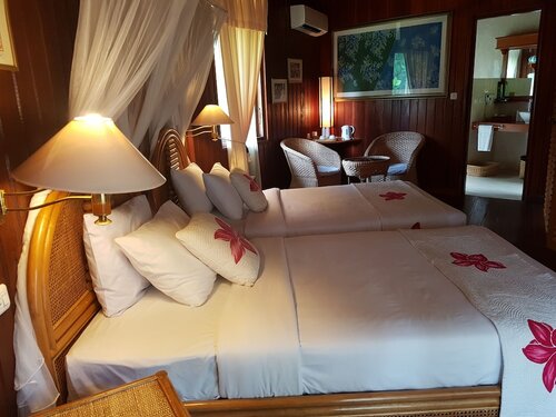 Улучшенный двухместный номер с 1 двуспальной кроватью в Gangga Island Resort & SPA