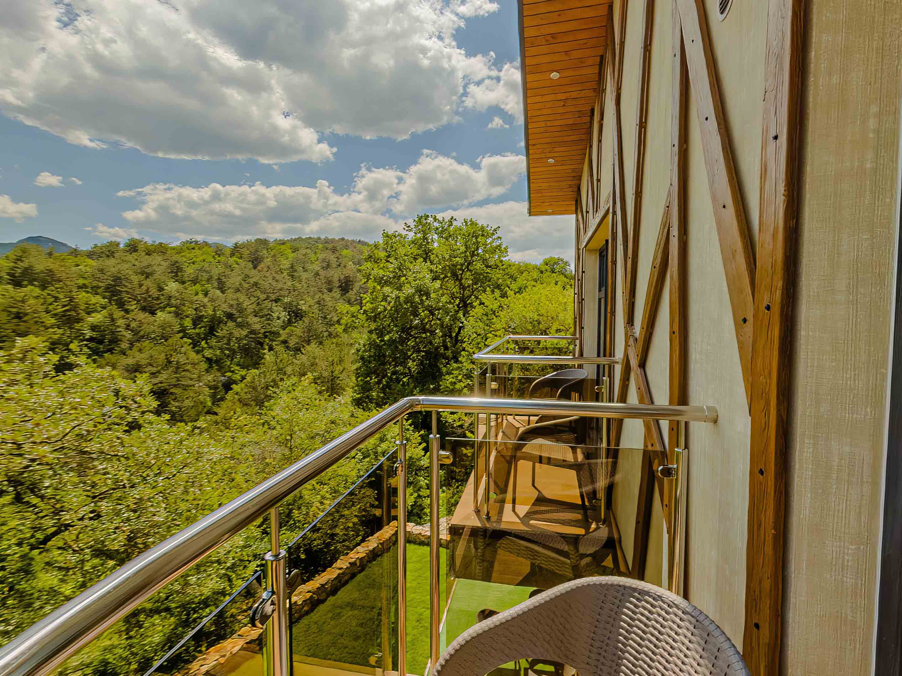 Двухместный номер с 1 кроватью и видом на горы