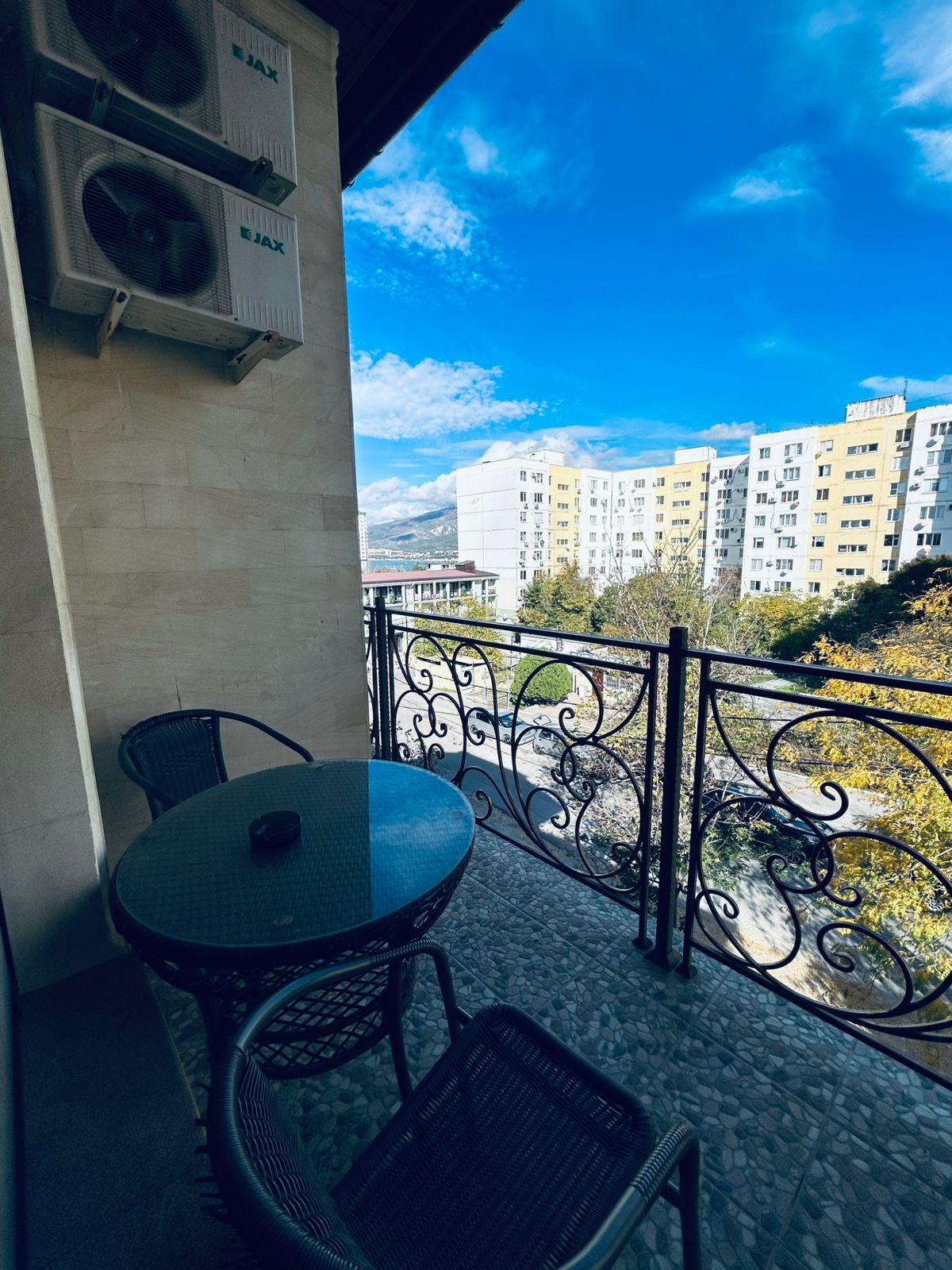 Двухместный номер с 1 кроватью и балконом, вид на море