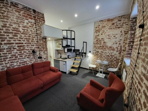 Улучшенный семейный Лофт с душем и туалетом в Лофт отель