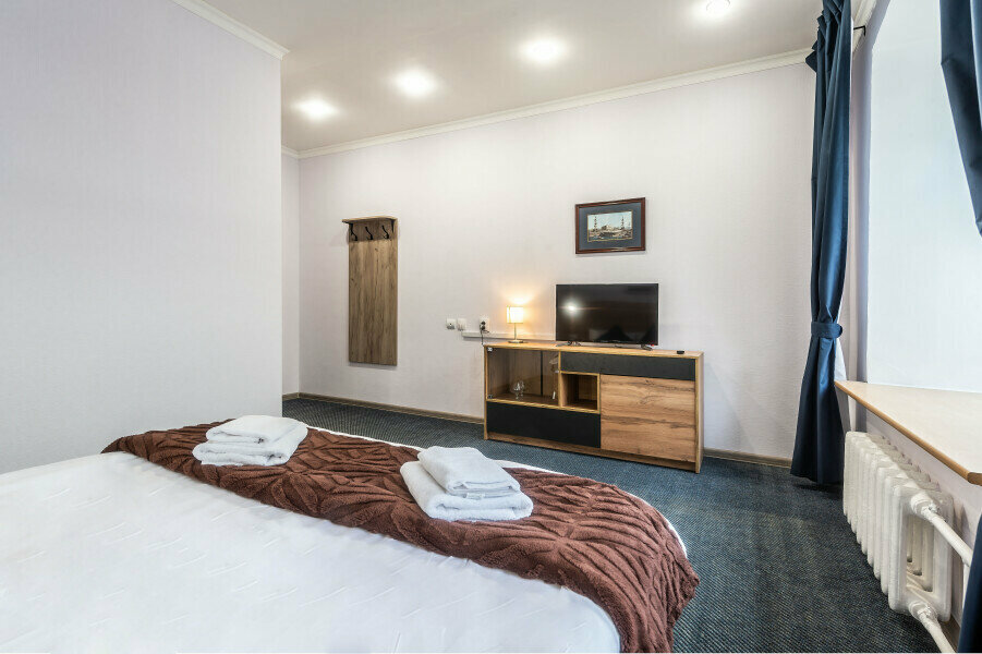 Двухместная комната "Комфорт" с 1 двуспальной кроватью и с собственной ванной комнатой