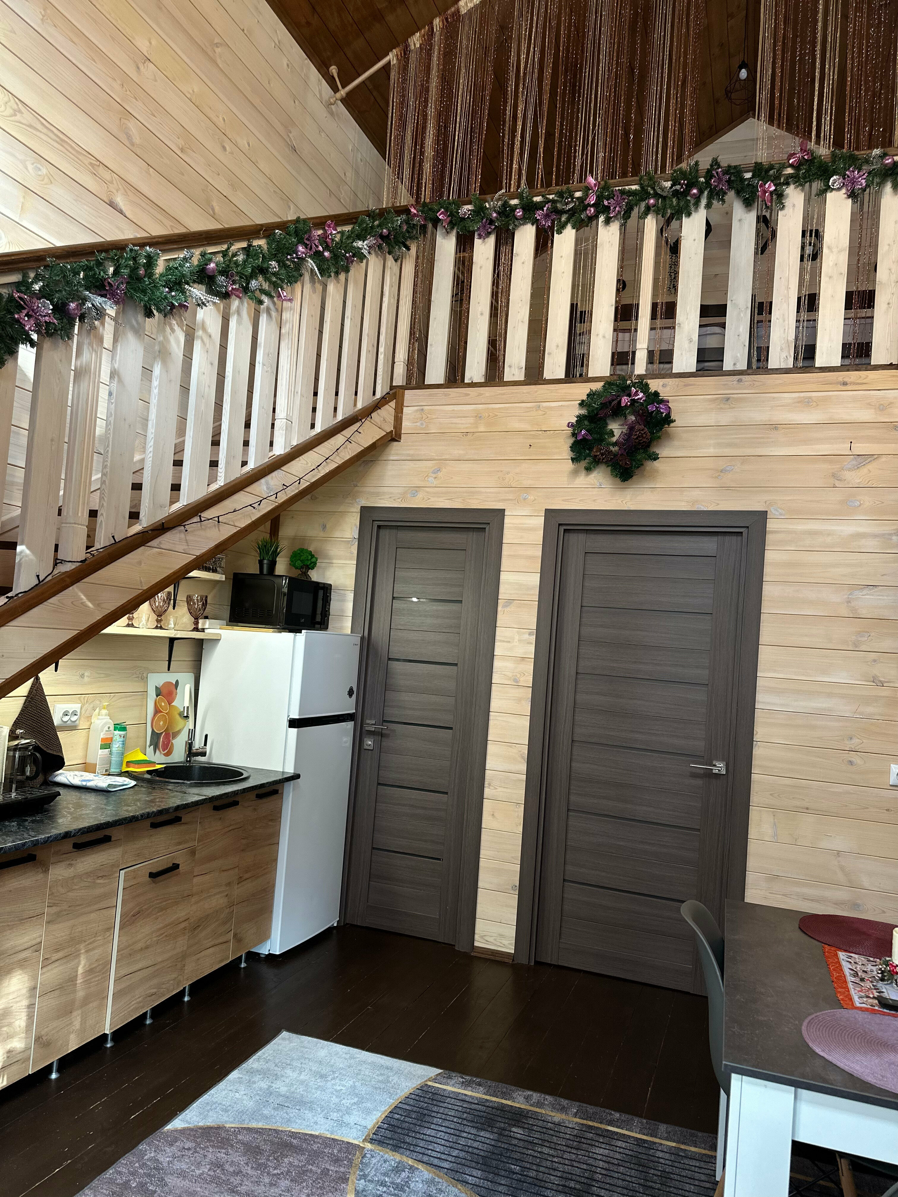 Барнхаус 2 c видом на хвойный лес