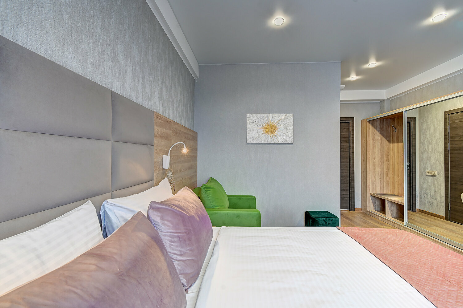 Двухместный номер с 1 кроватью и видом на бассейн