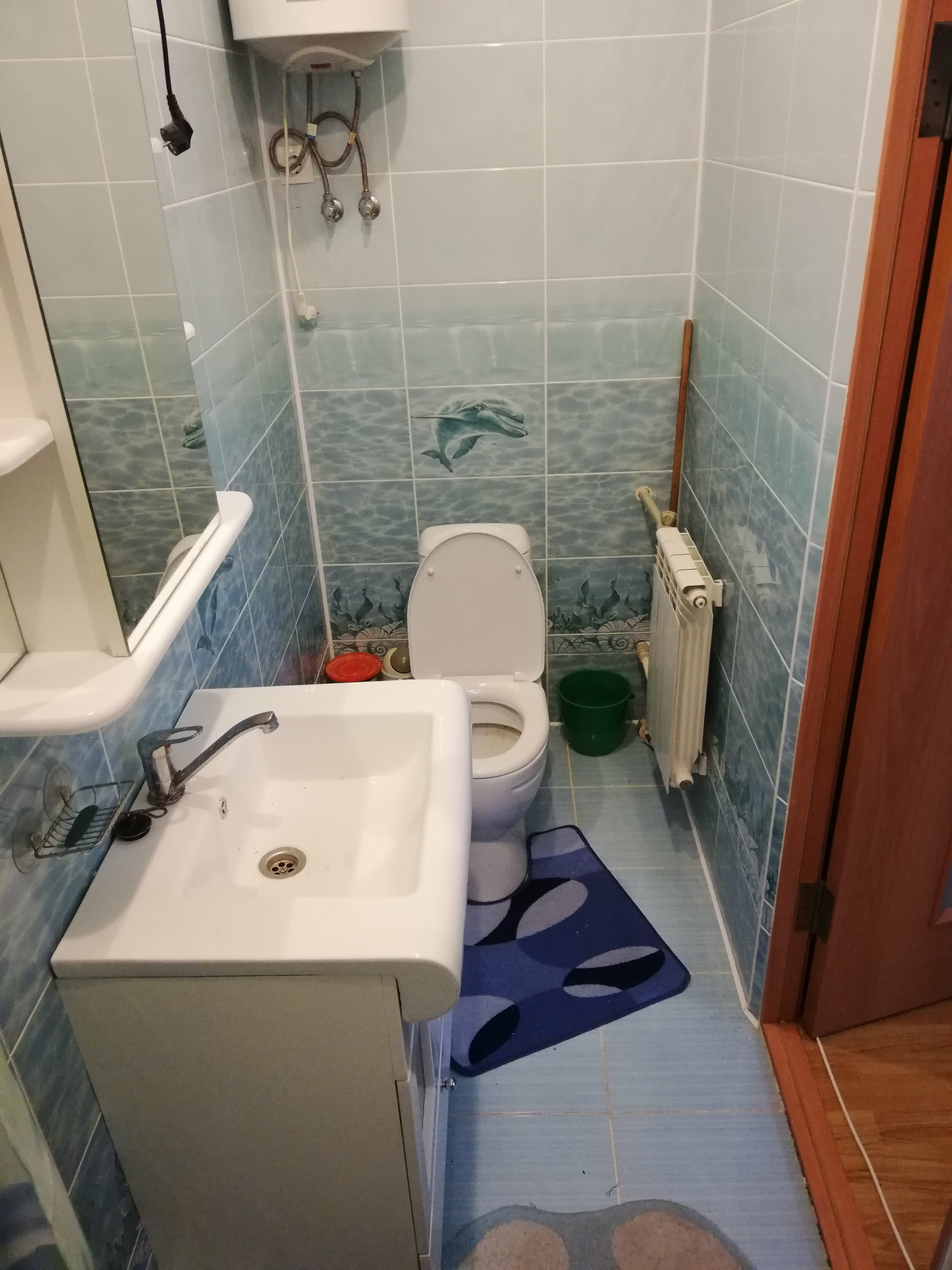 Трехместный номер «Комфорт» с душем