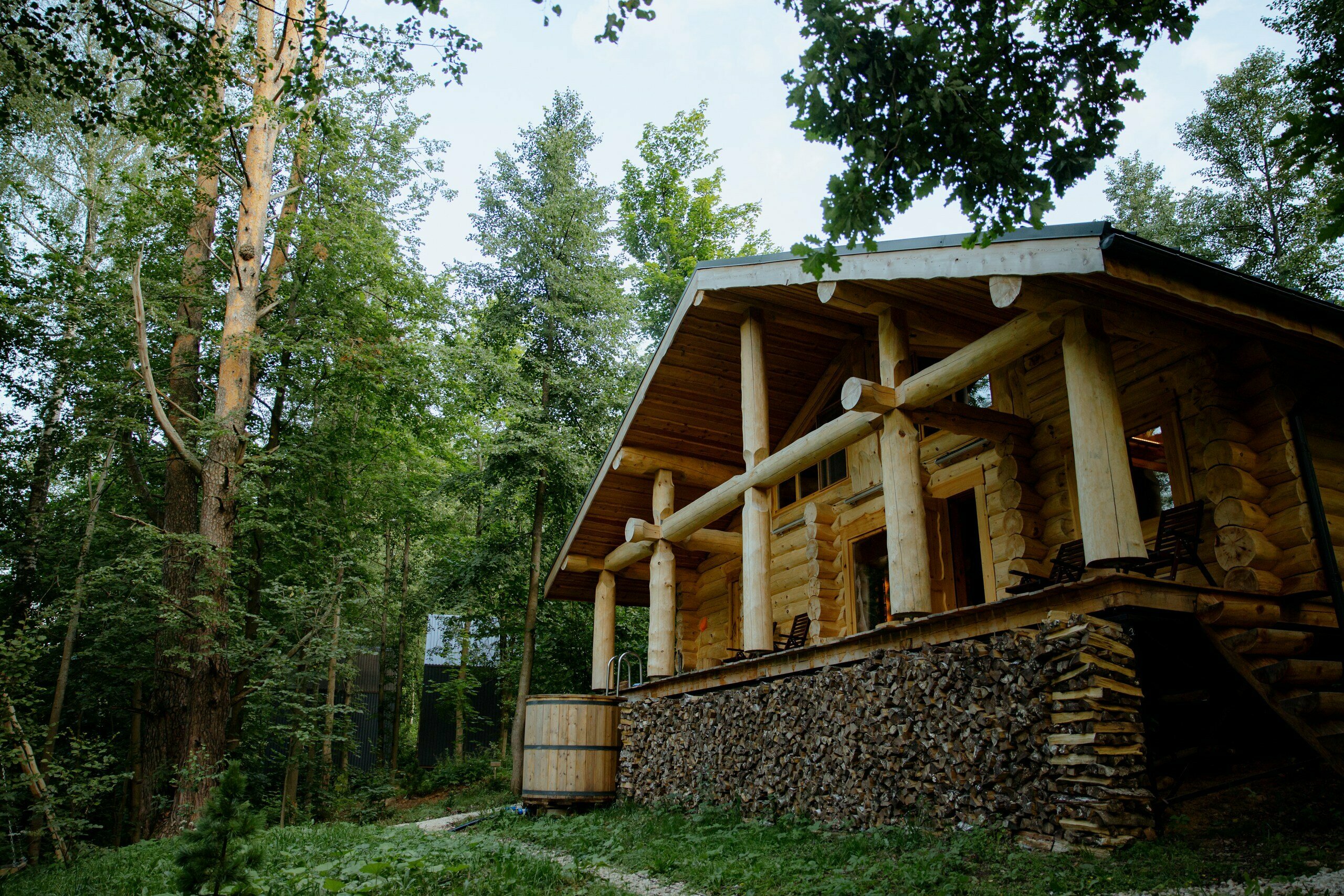 Кедровый дом-сруб-баня "БЛАГОДАТЬ"