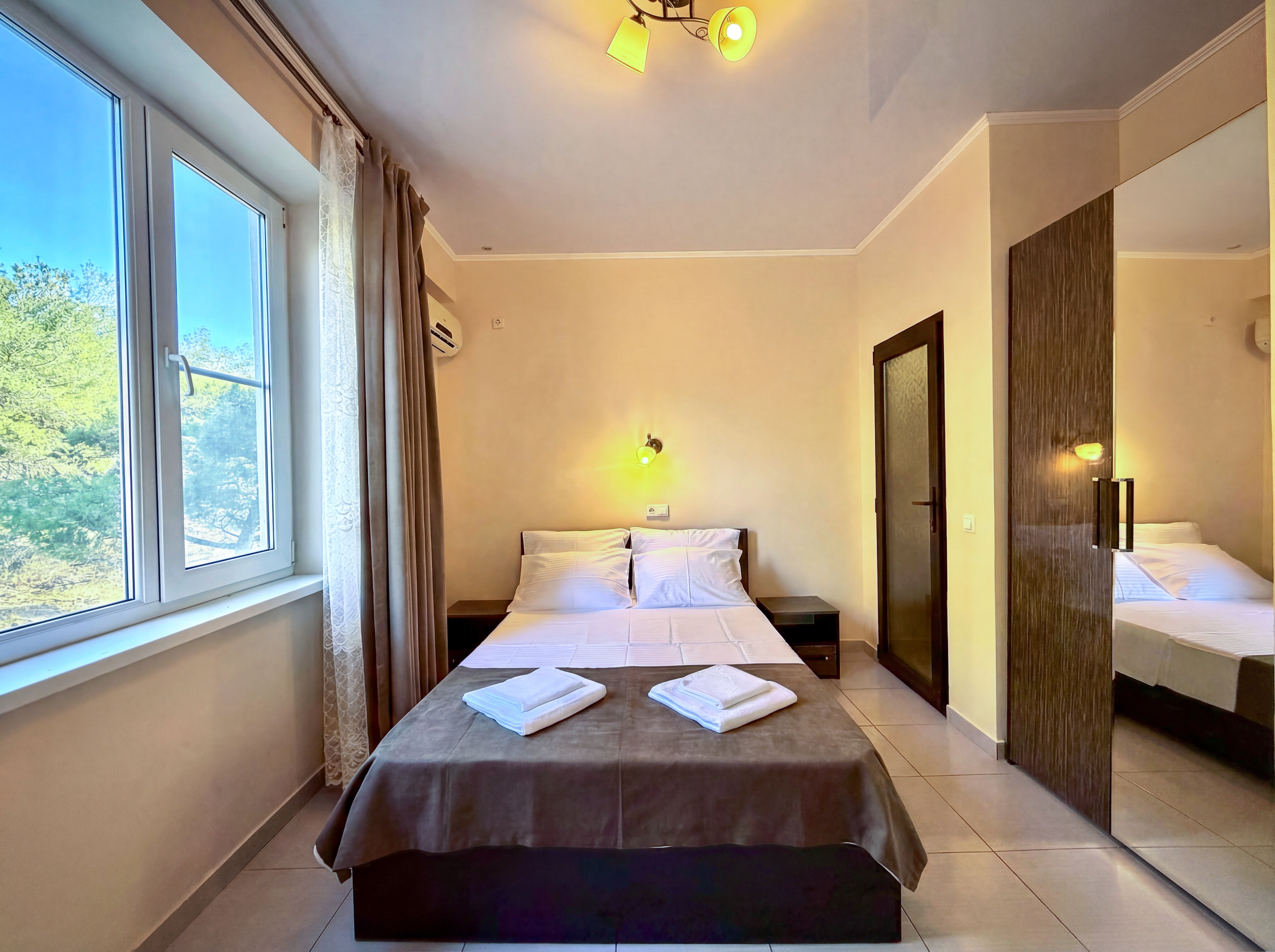 Двухместный номер Делюкс с 1 кроватью и душем