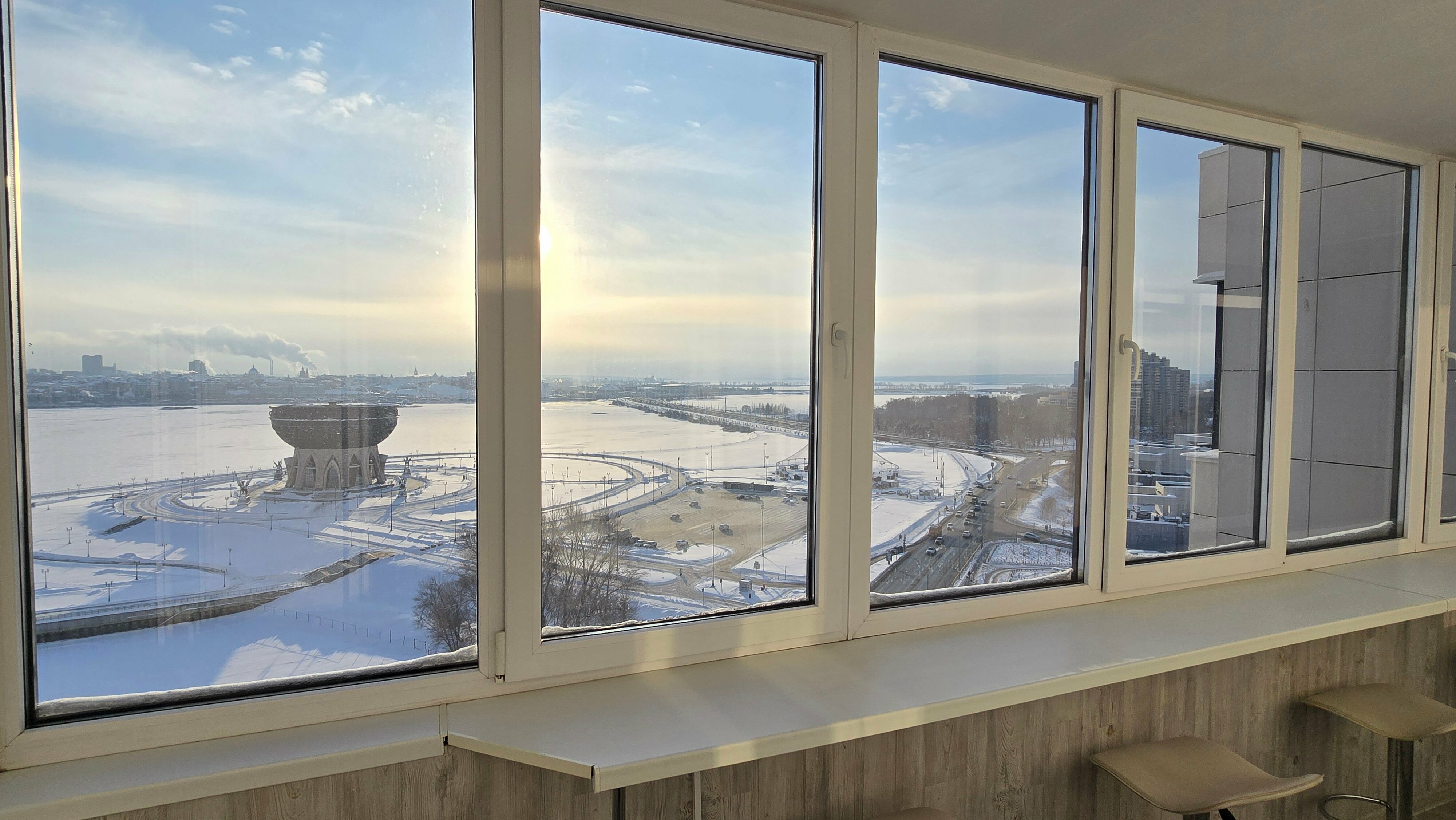 Апартаменты c отдельной спальней и прямым видом на Чашу и Казанский Кремль (двухспальная кровать + двухспальный диван + односпальный диван)