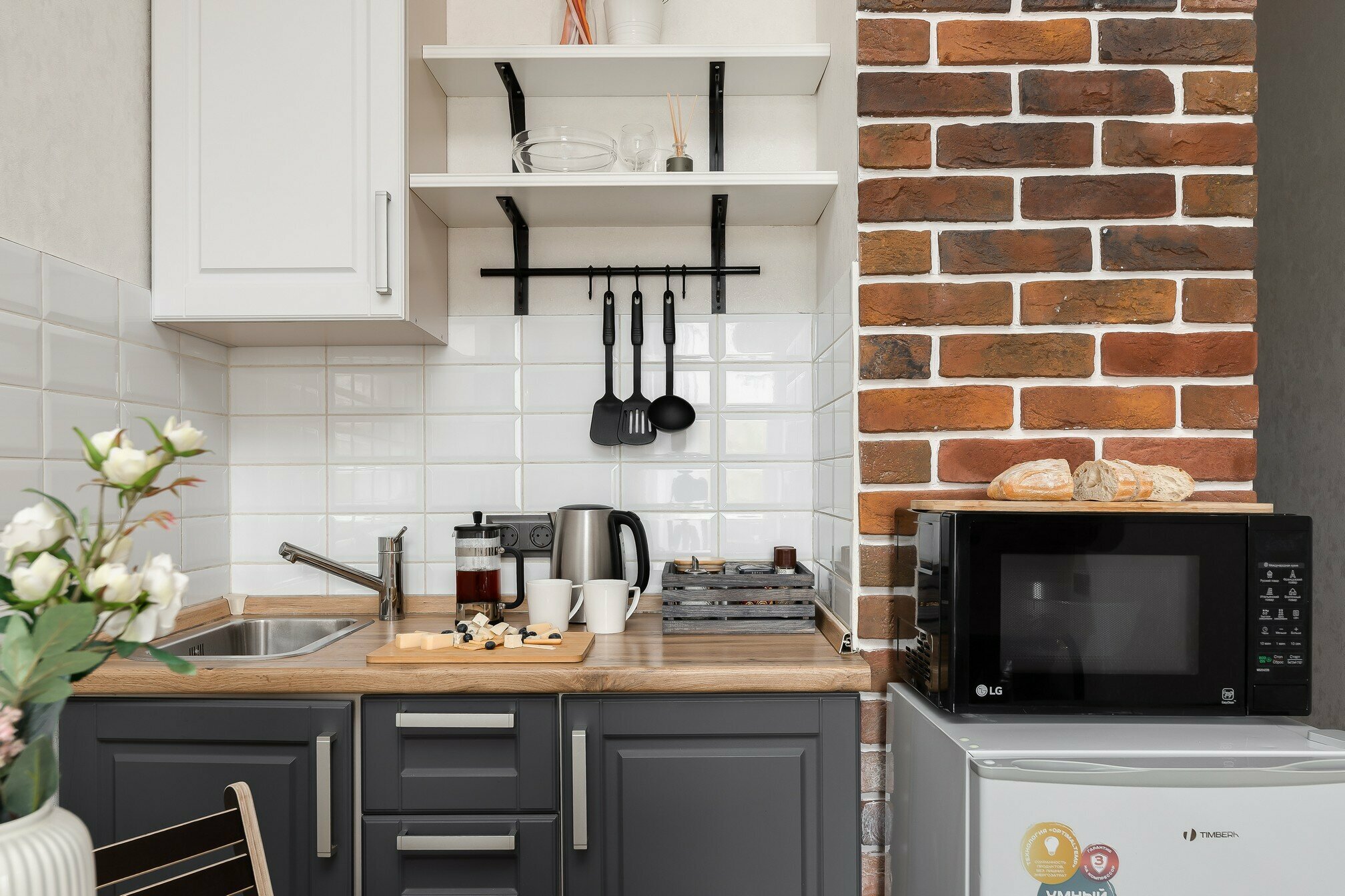 Небольшой двухместный номер с 1 кроватью