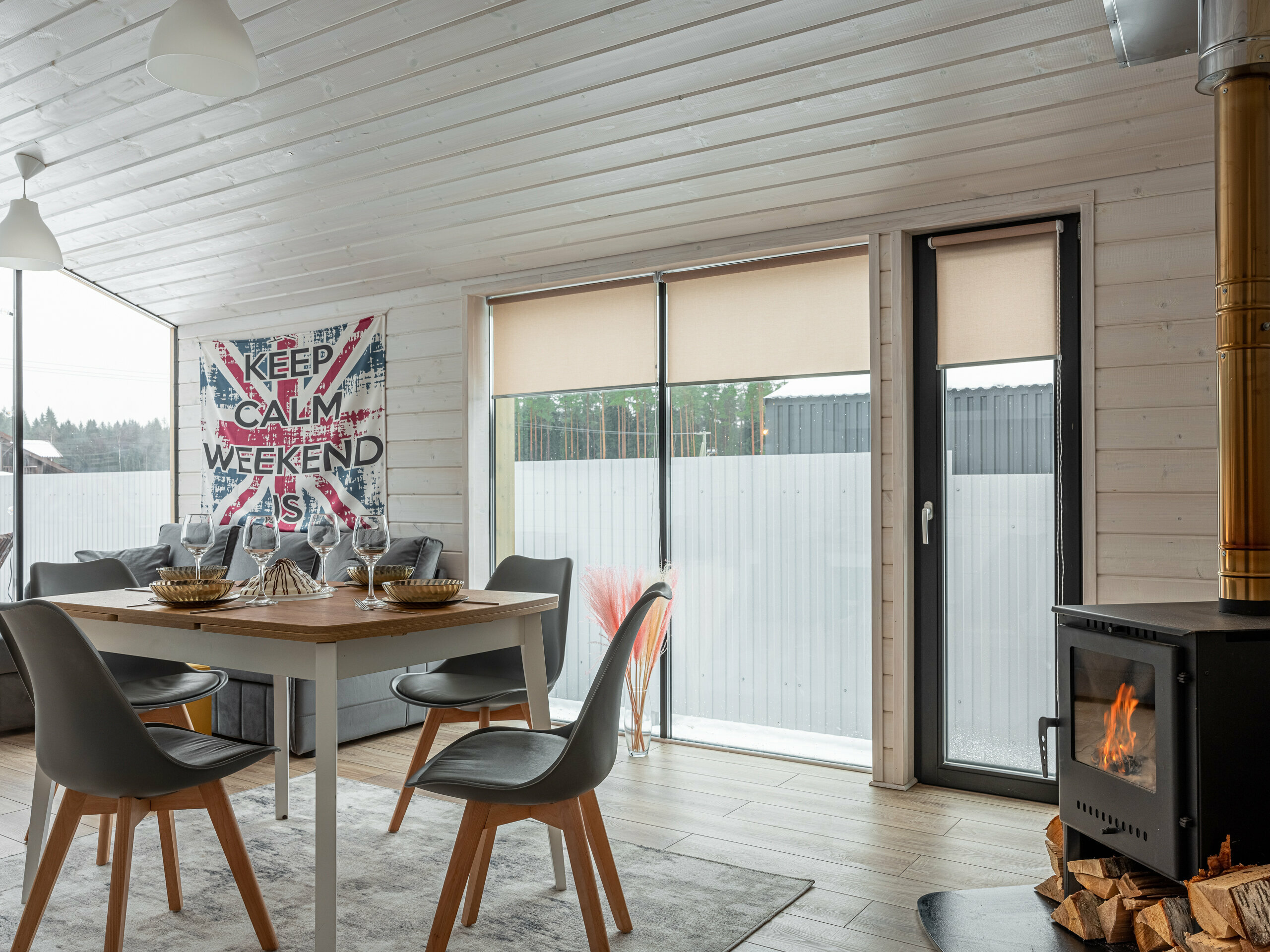 Коттедж с видом на лес