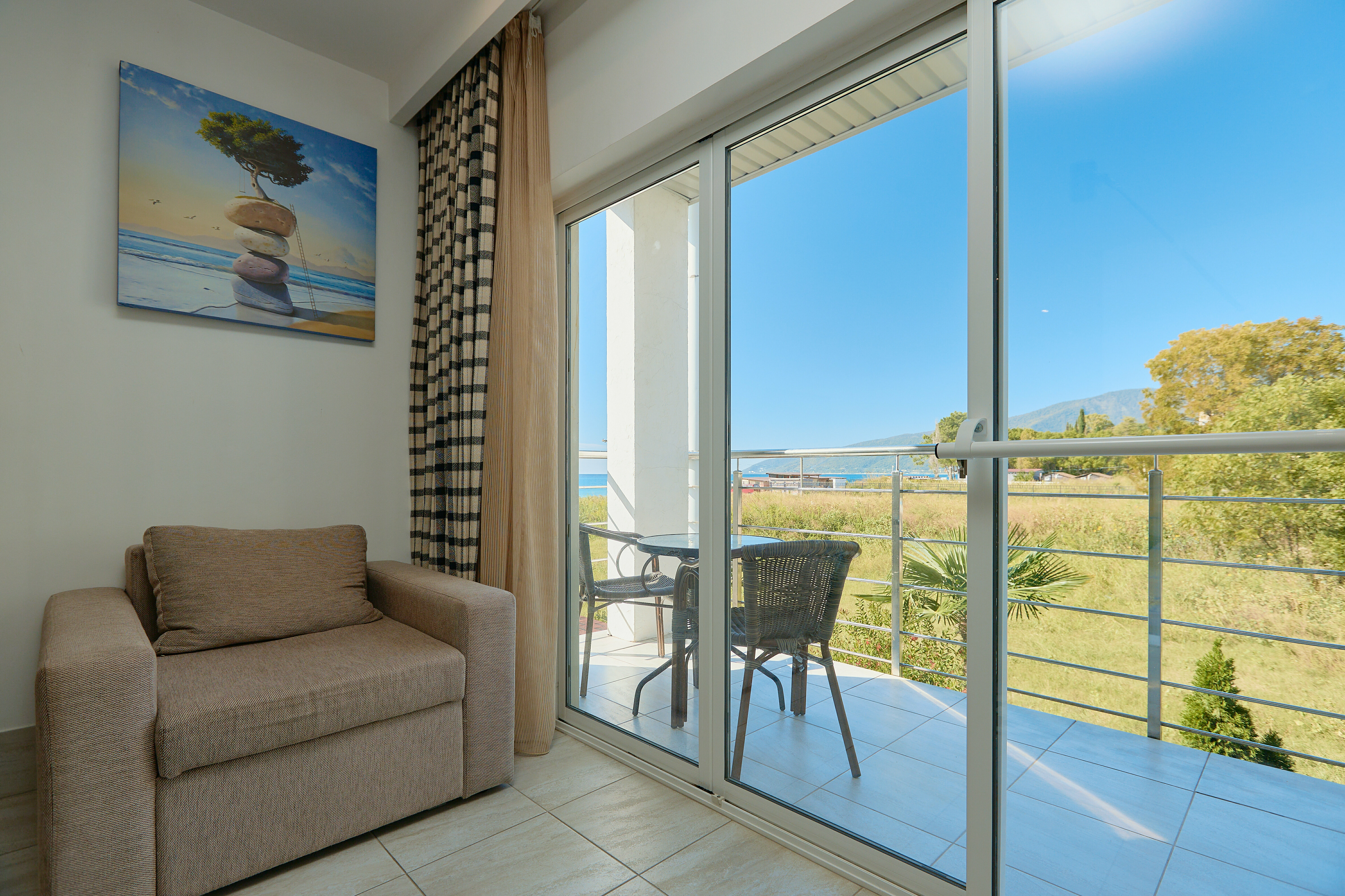 Стандартный двухместный номер с 1 кроватью или 2 отдельными кроватями и балконом