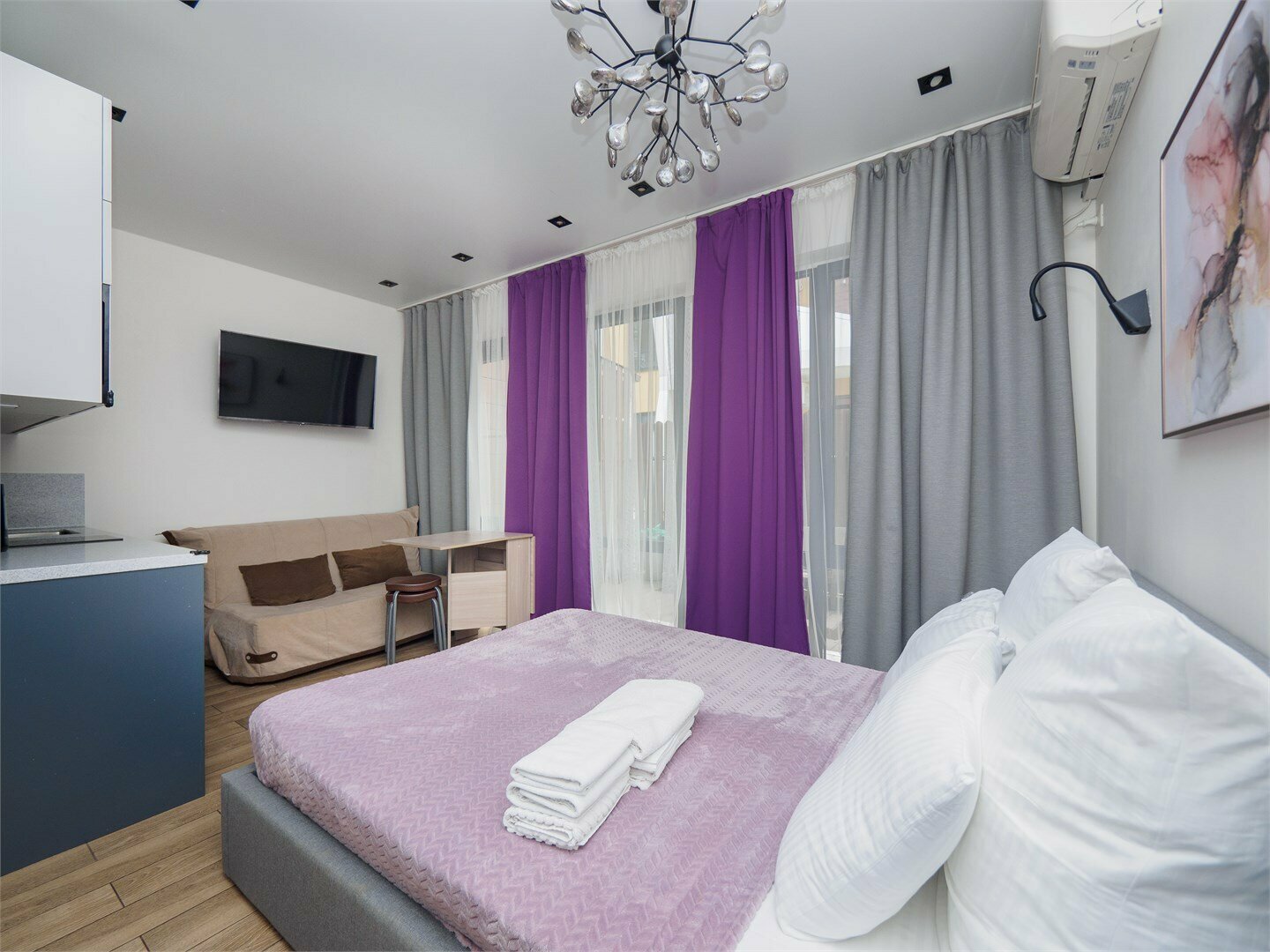 Апартаменты Студия с террасой (20 м2, с оборудованной террасой 20 м2)