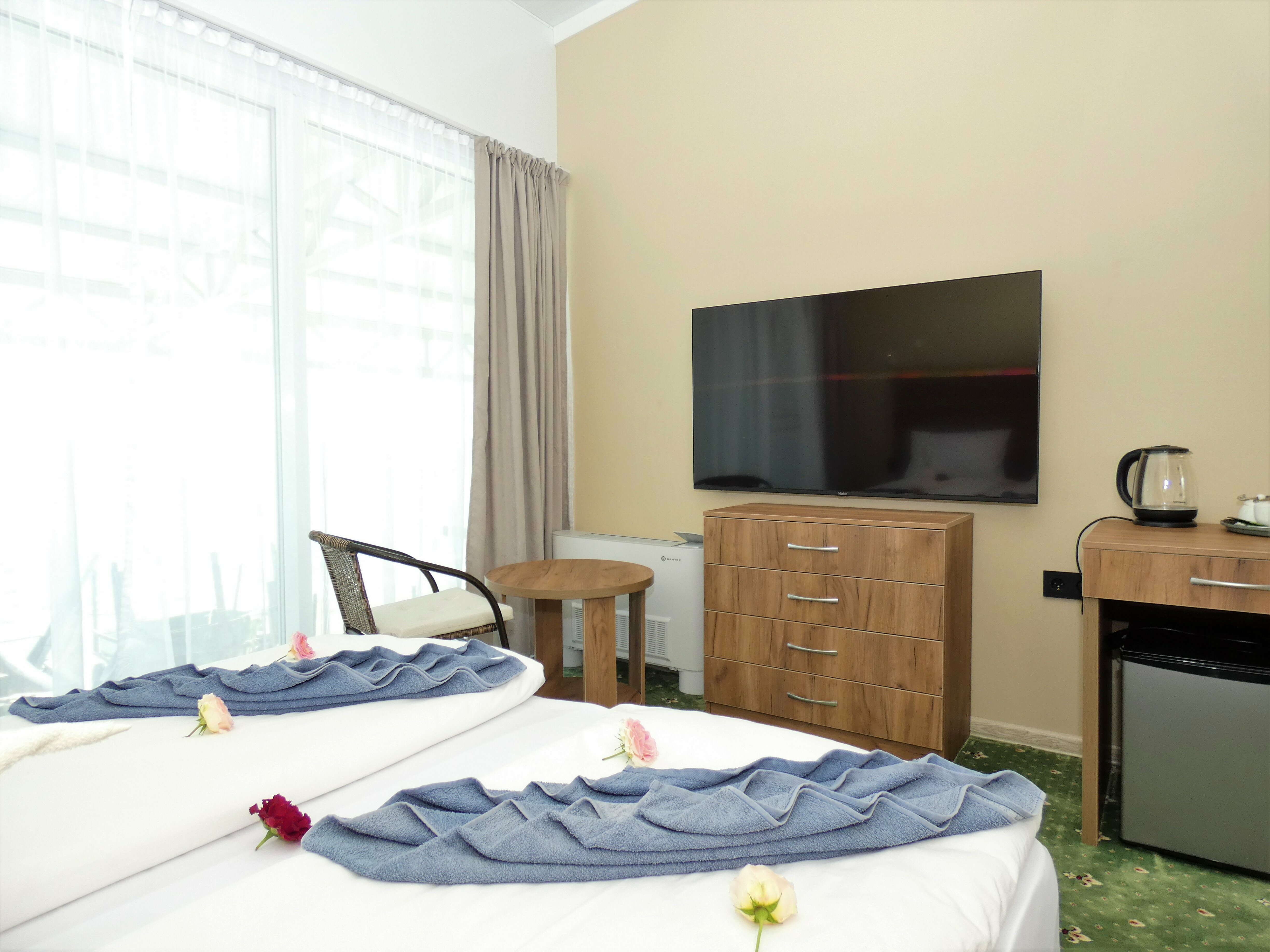 Двухместный номер с 1 кроватью и видом на море