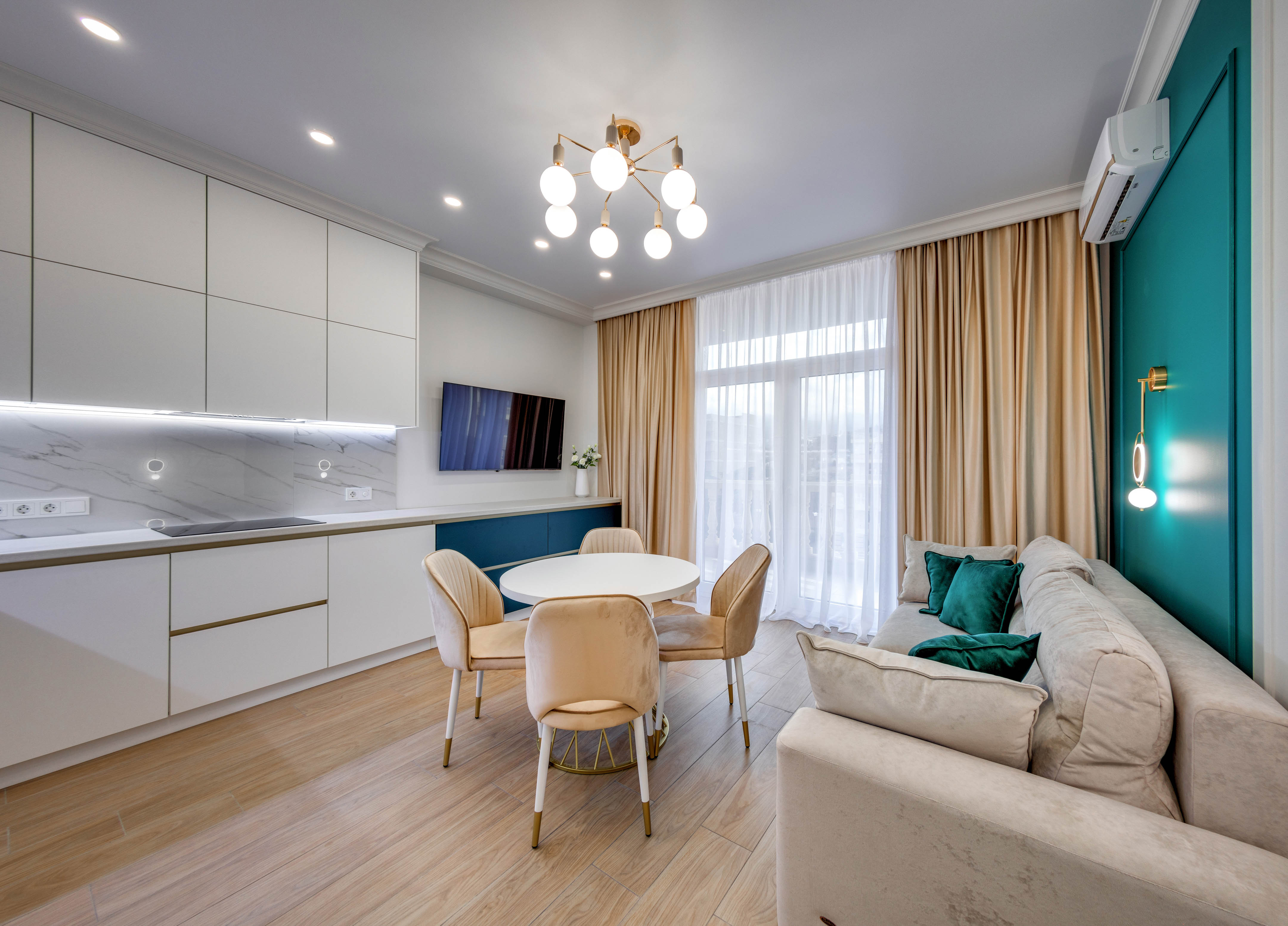 Апартаменты с 1 спальней