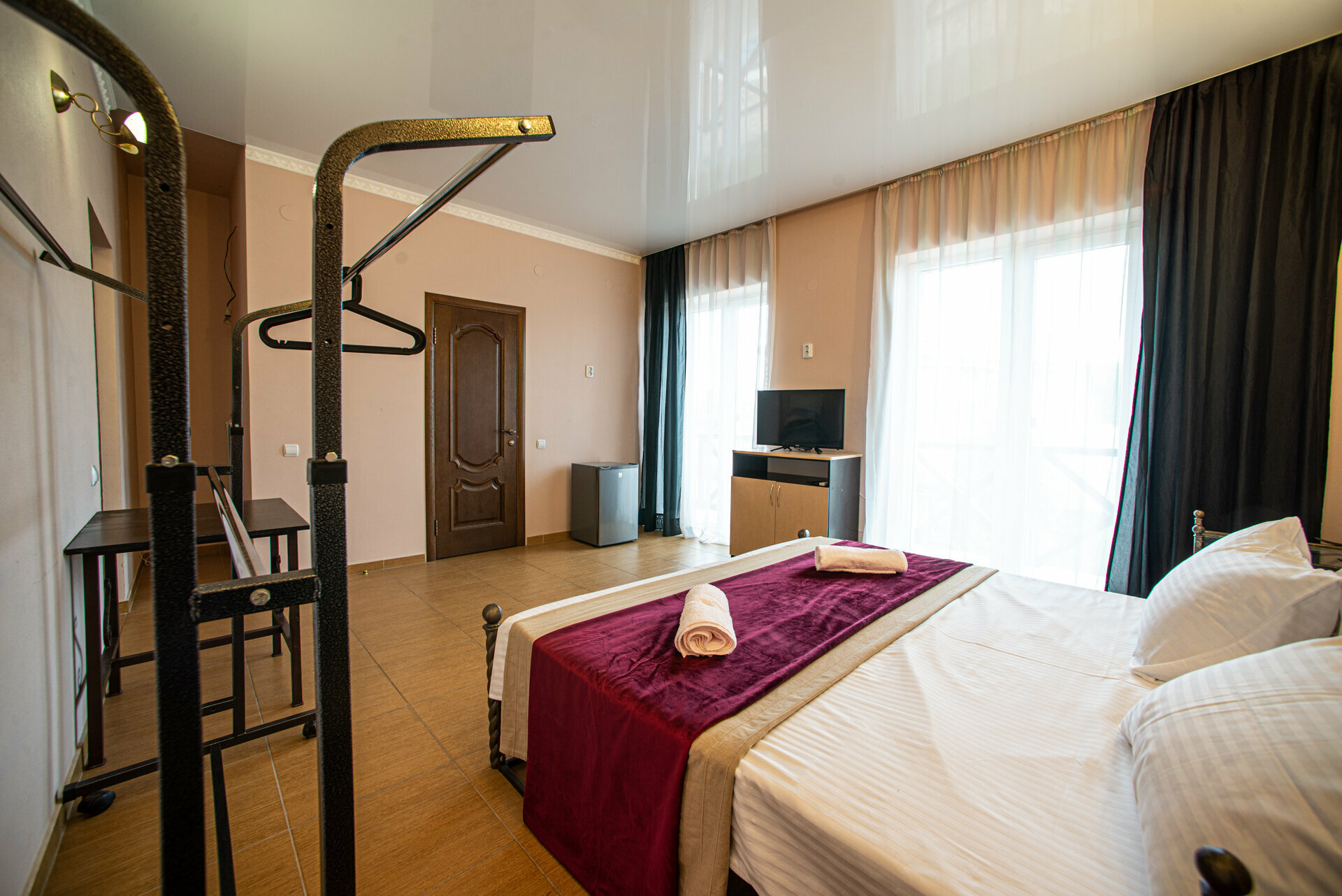 Двухместный номер Делюкс с 1 кроватью и балконом