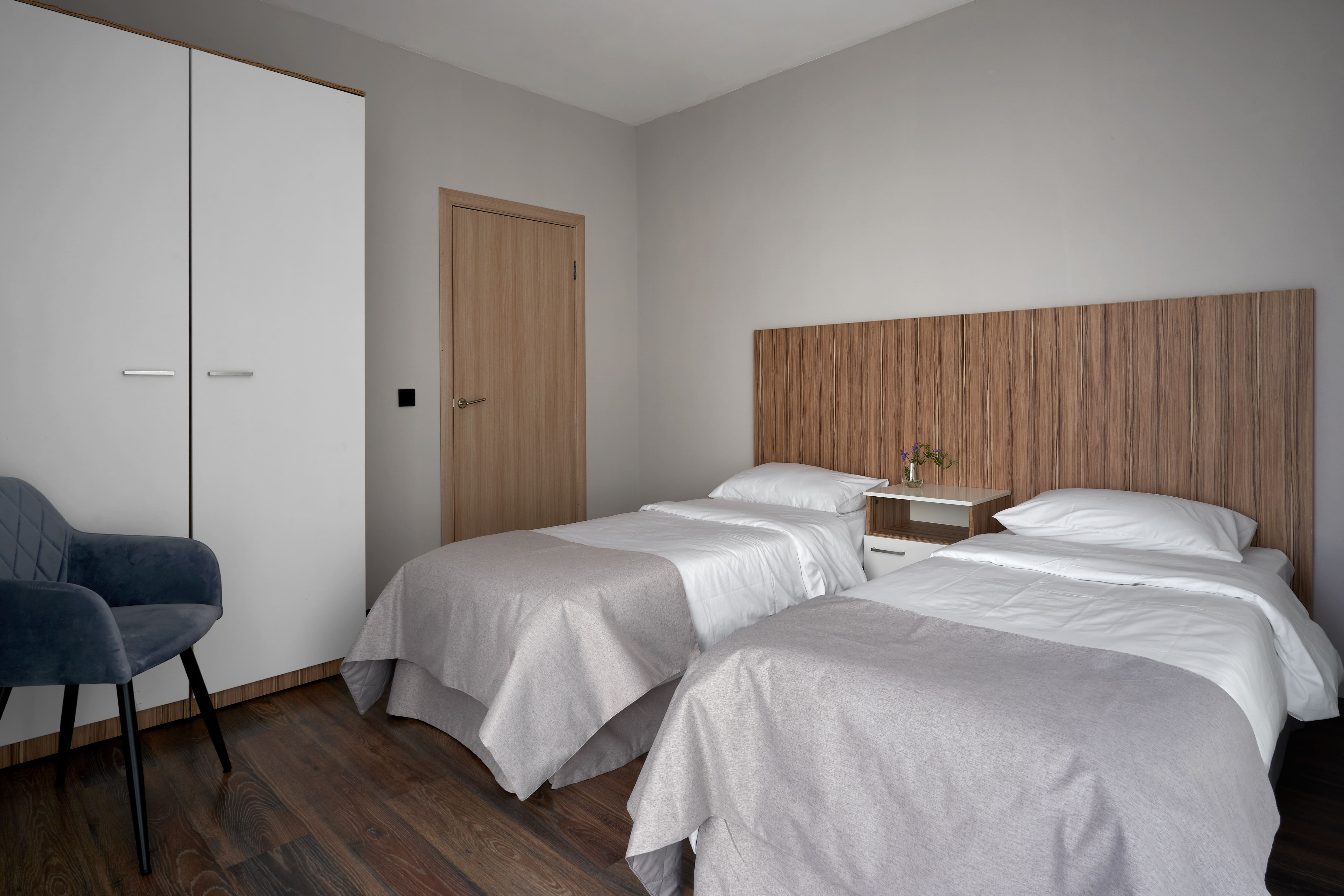 Семейные апартаменты на 2-5 человек с двумя спальнями и просторной кухней