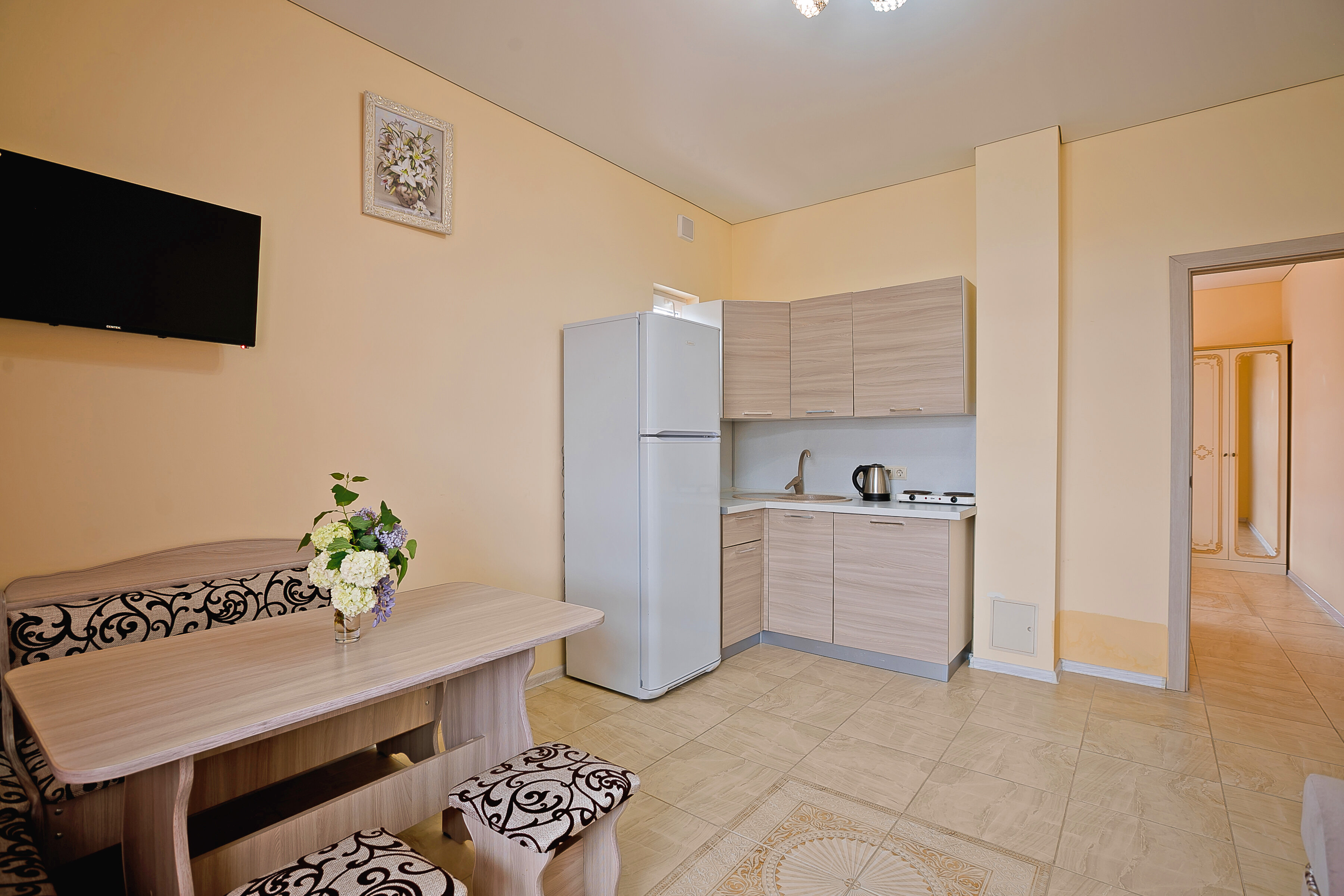 Двухкомнатный номер с кухней