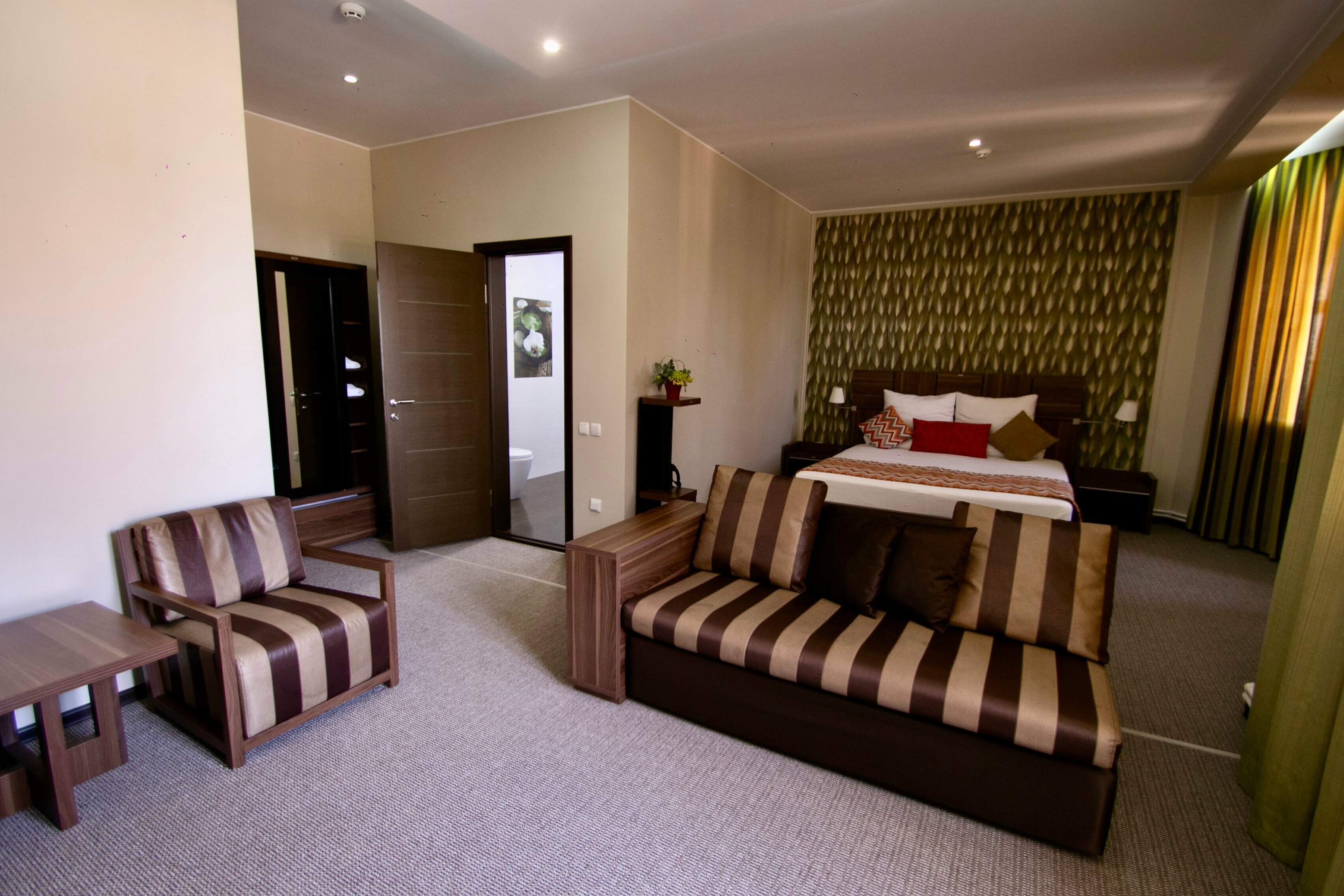 Двухместный номер Делюкс с 1 кроватью и балконом