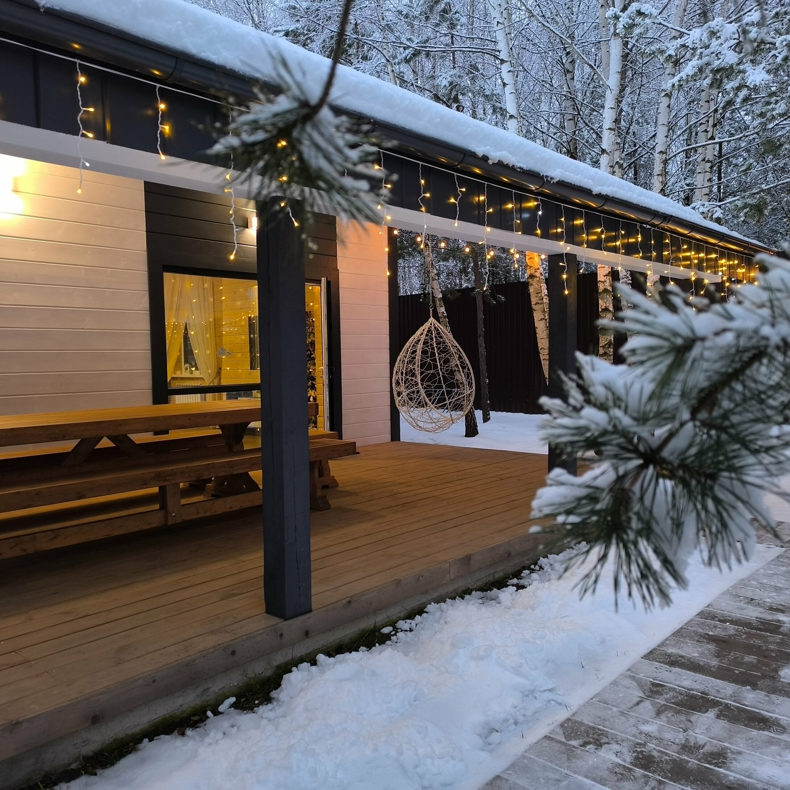 Коттедж с видом на лес