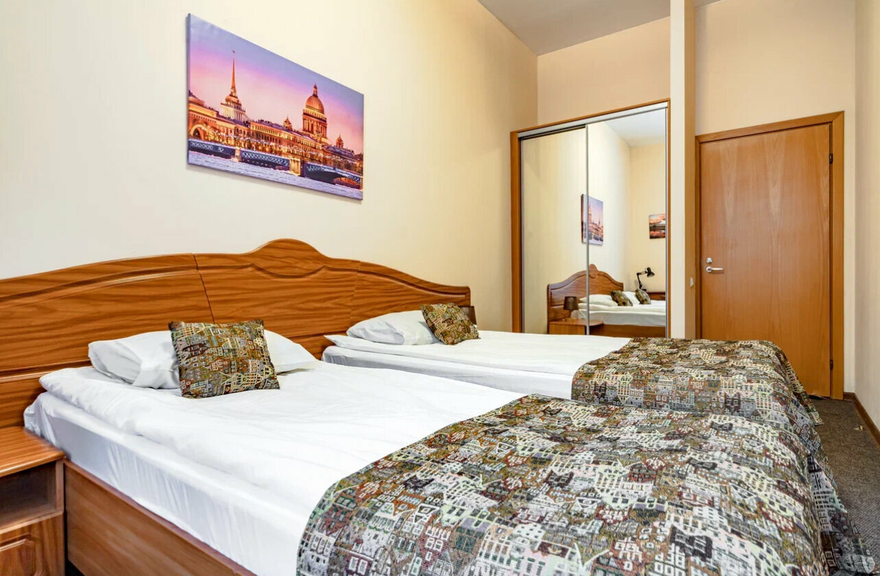 Cемейный номер с собственной ванной комнатой