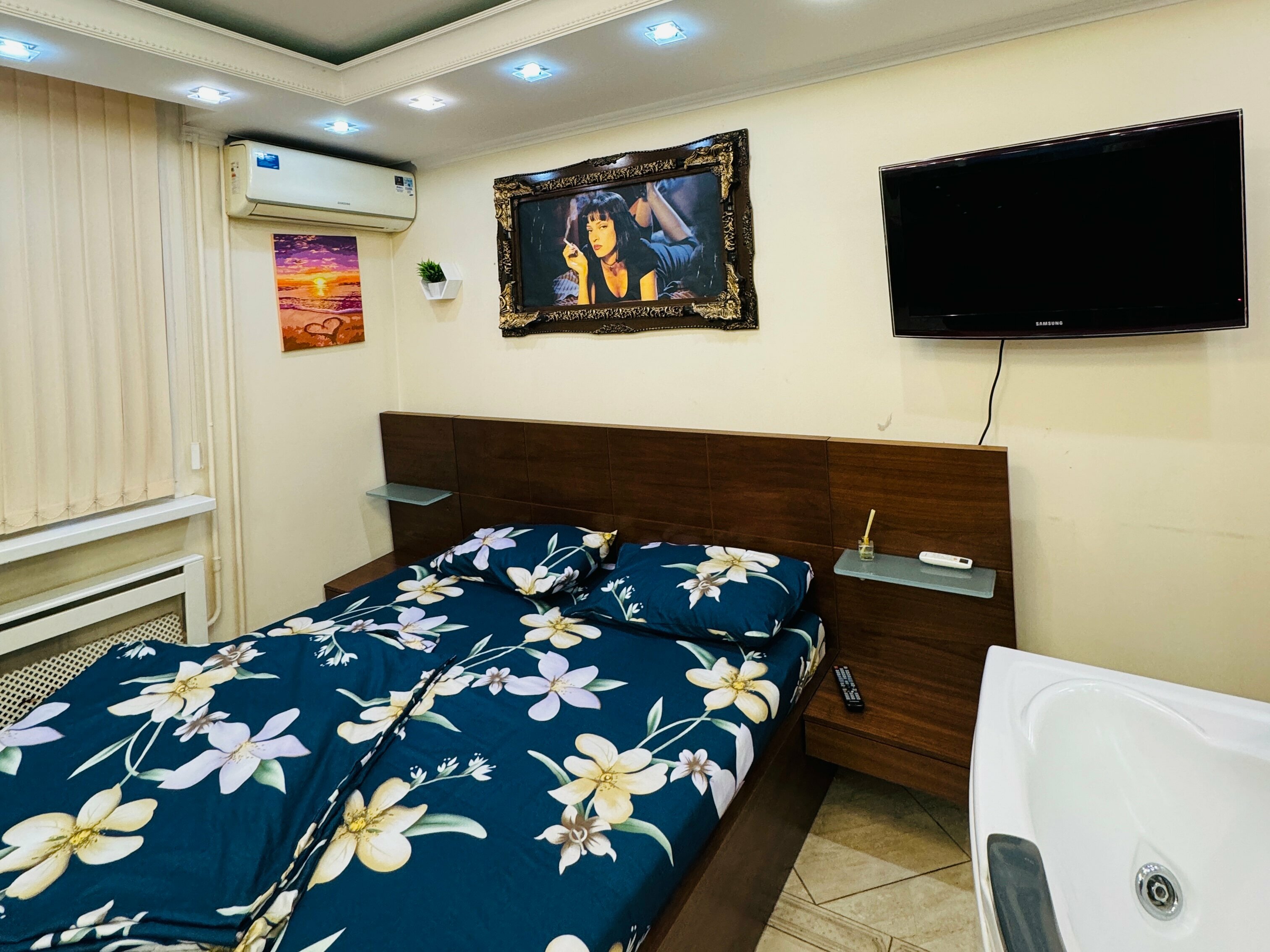 Двухместный номер с 1 кроватью и балконом