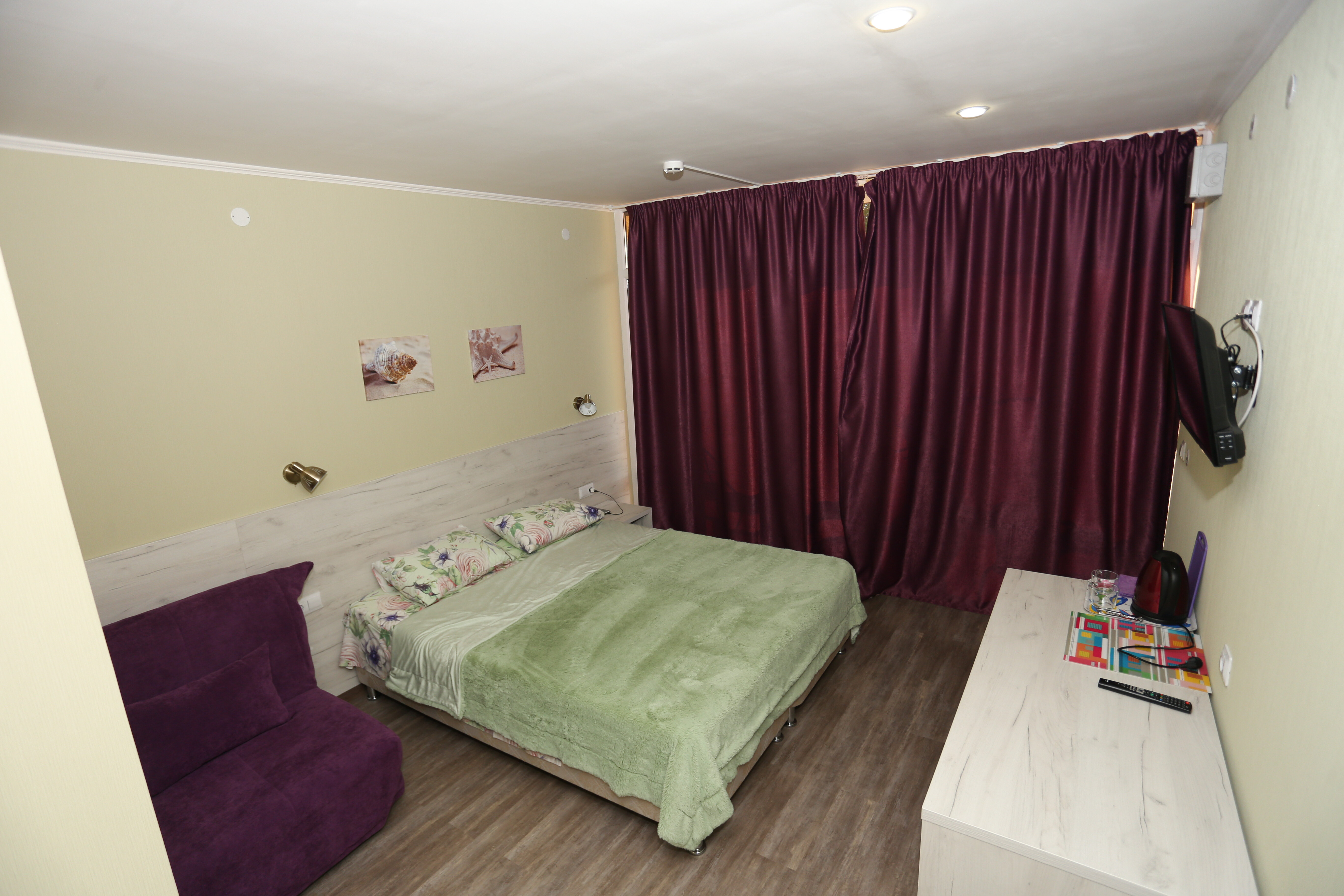 Двухместный номер с 1 кроватью или 2 отдельными кроватями