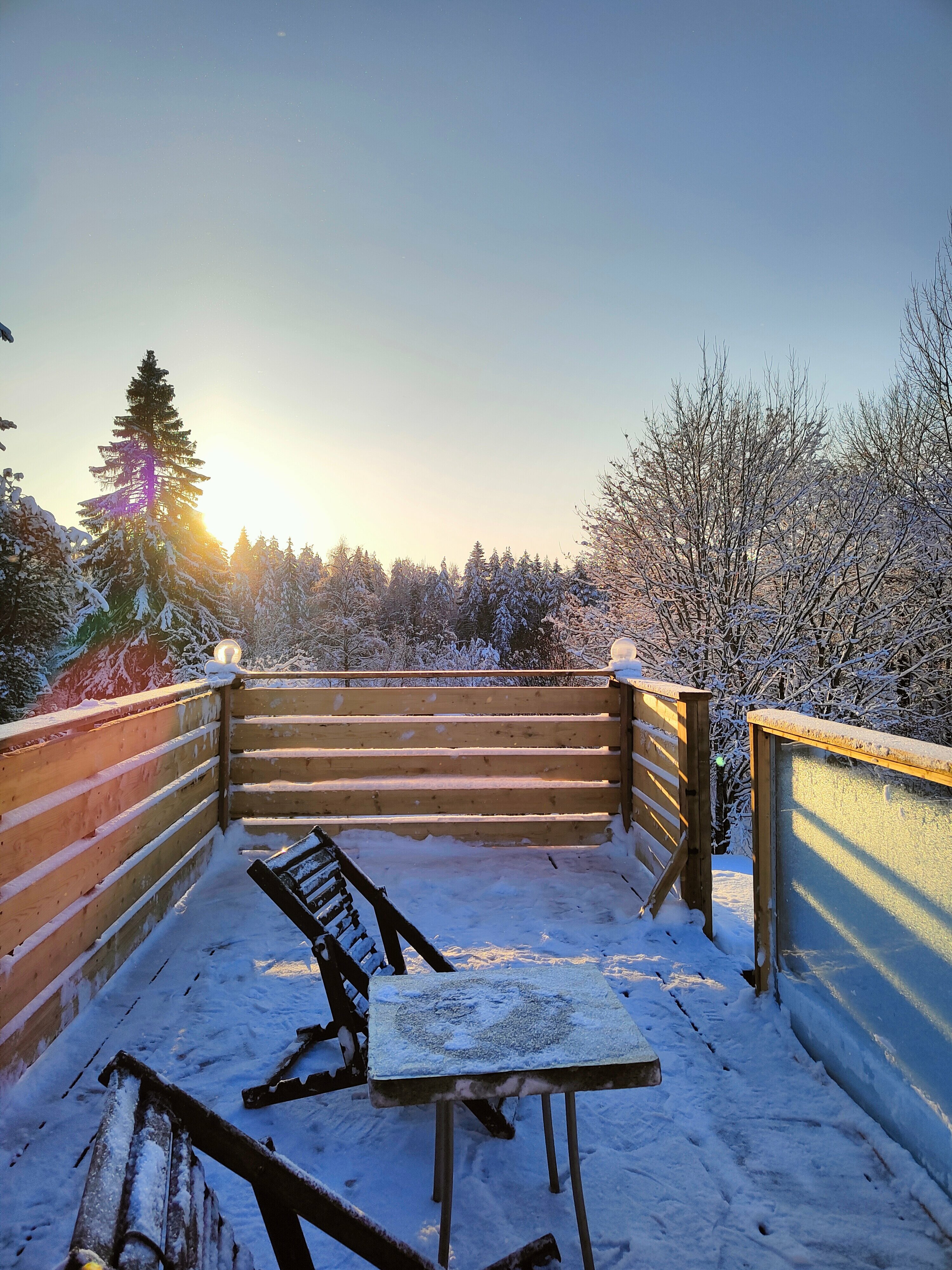 Дом с террасой на крыше 