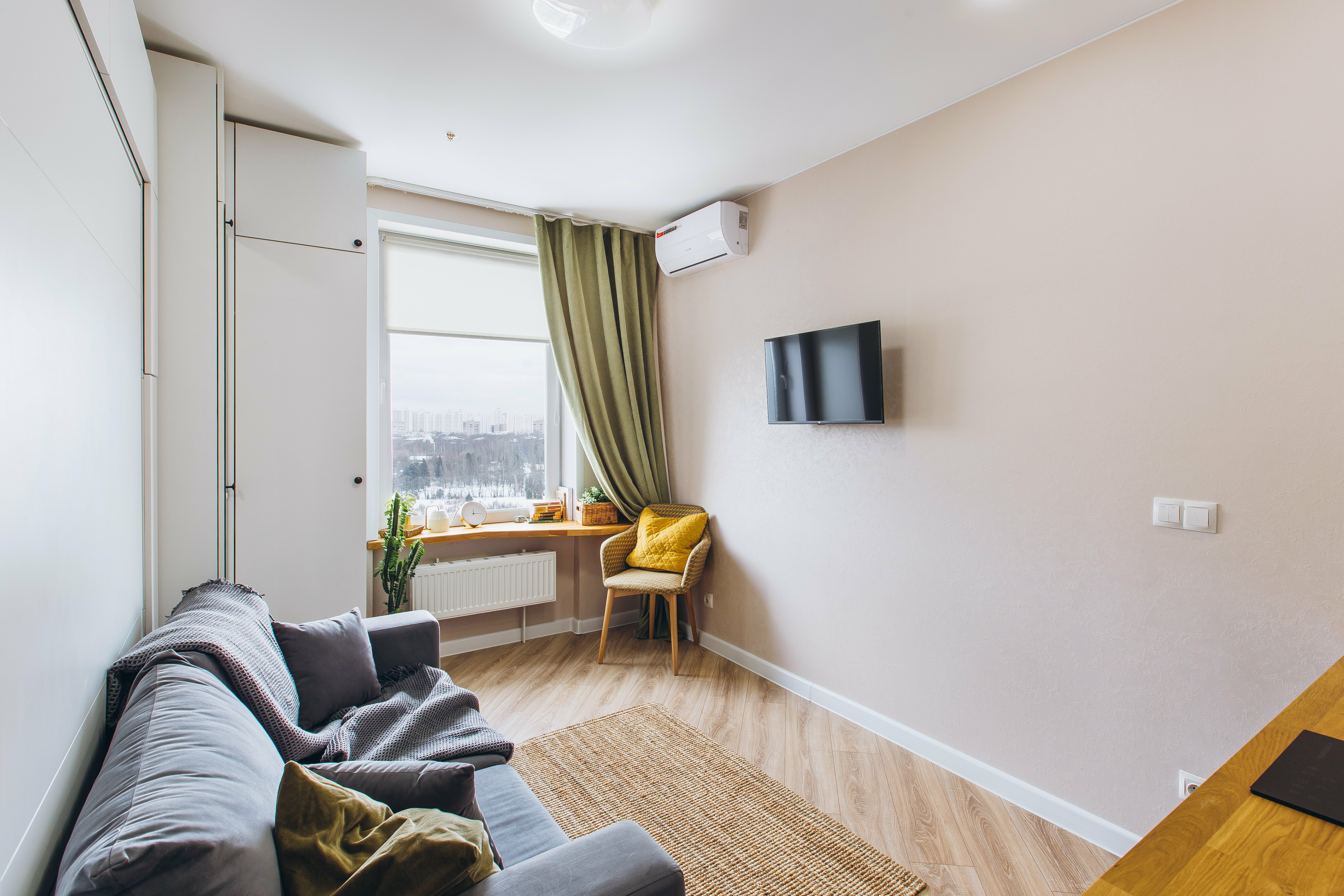 Номер-студия с видом на сад