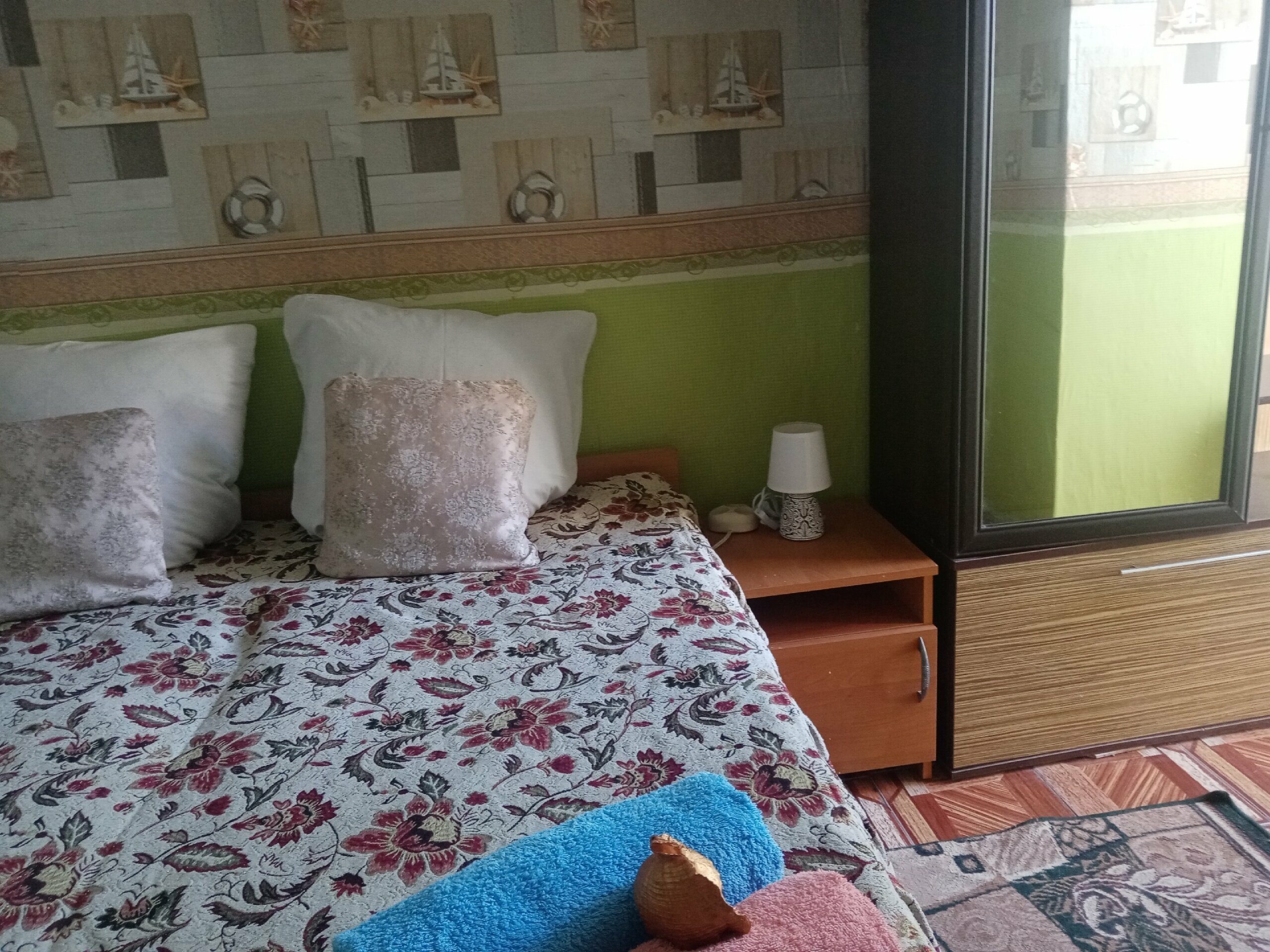 Двухместный номер с 2 отдельными кроватями, вид на сад