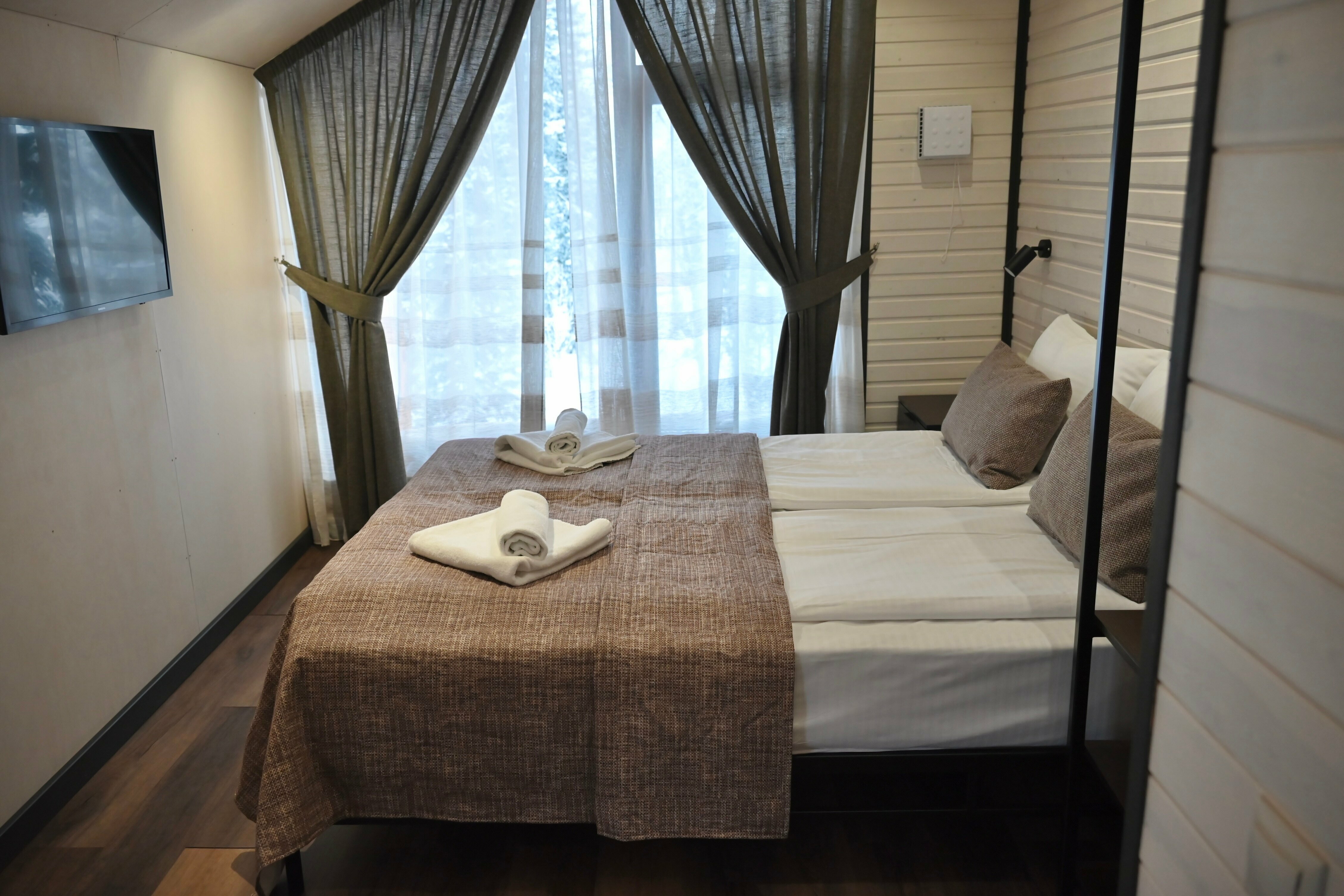 Шале с 2 спальнями, с видом на лес