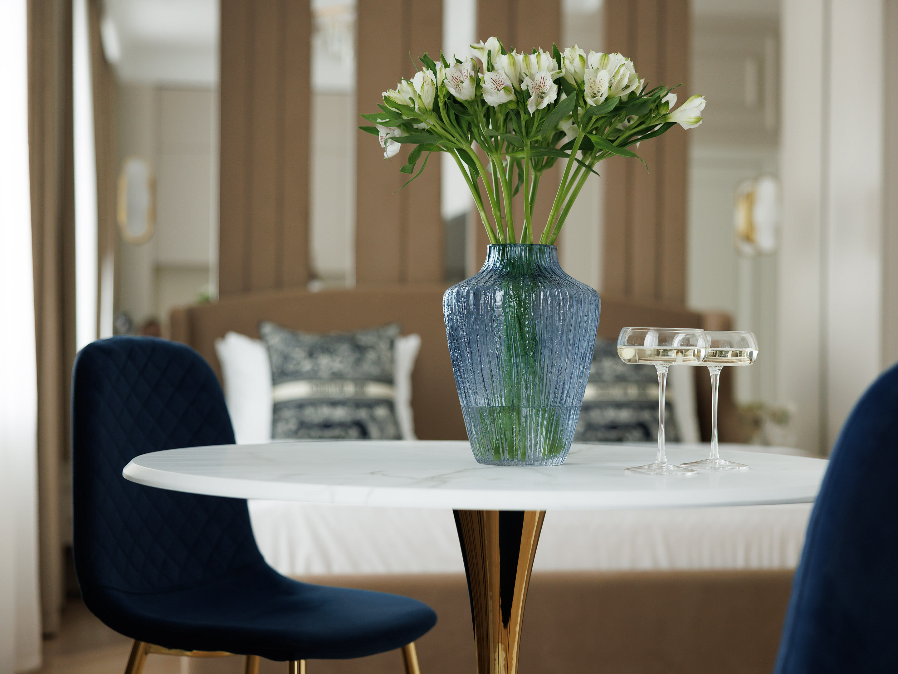 Студио + с видом на Неву