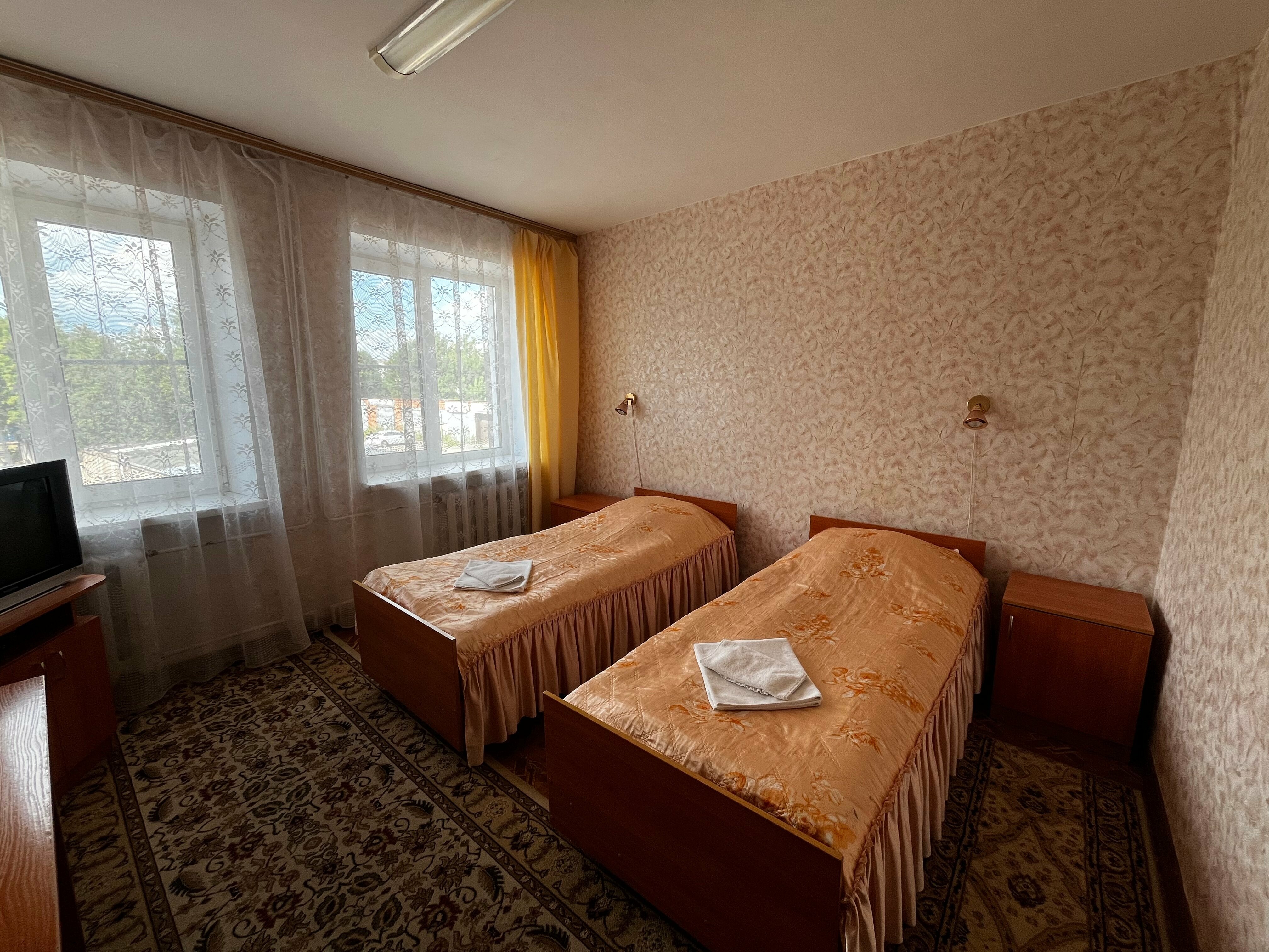 Двухместный номер стандарт  с 2 односпальными кроватями