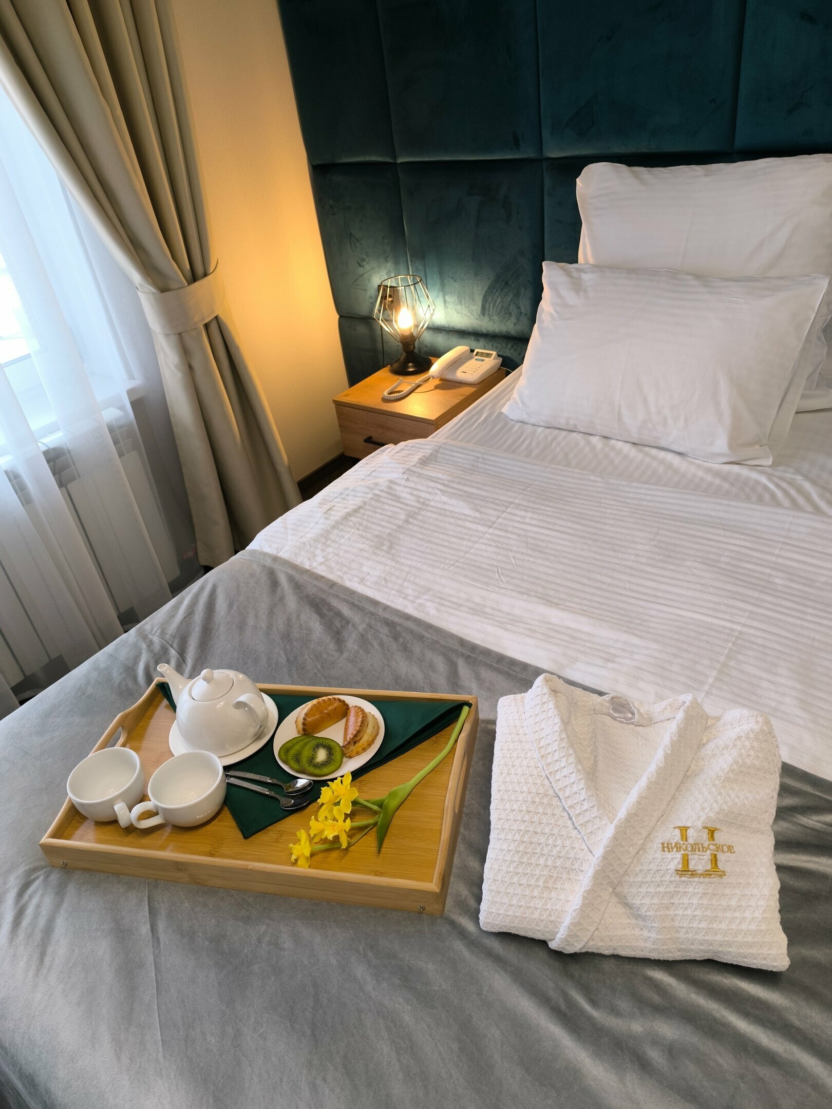 Двухместный номер с 1 кроватью и видом на озеро