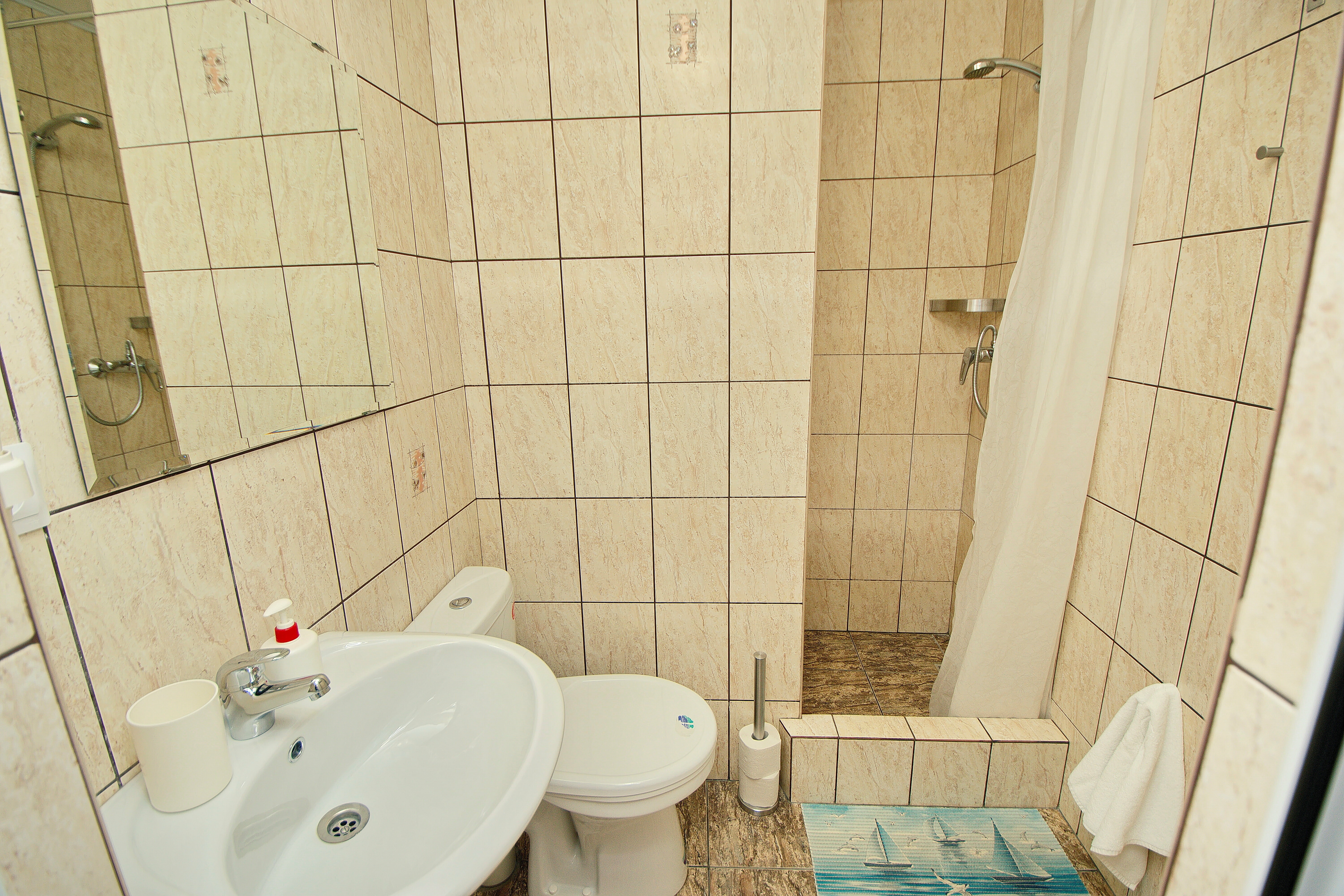 Двухместный номер с 1 кроватью и балконом, вид на море