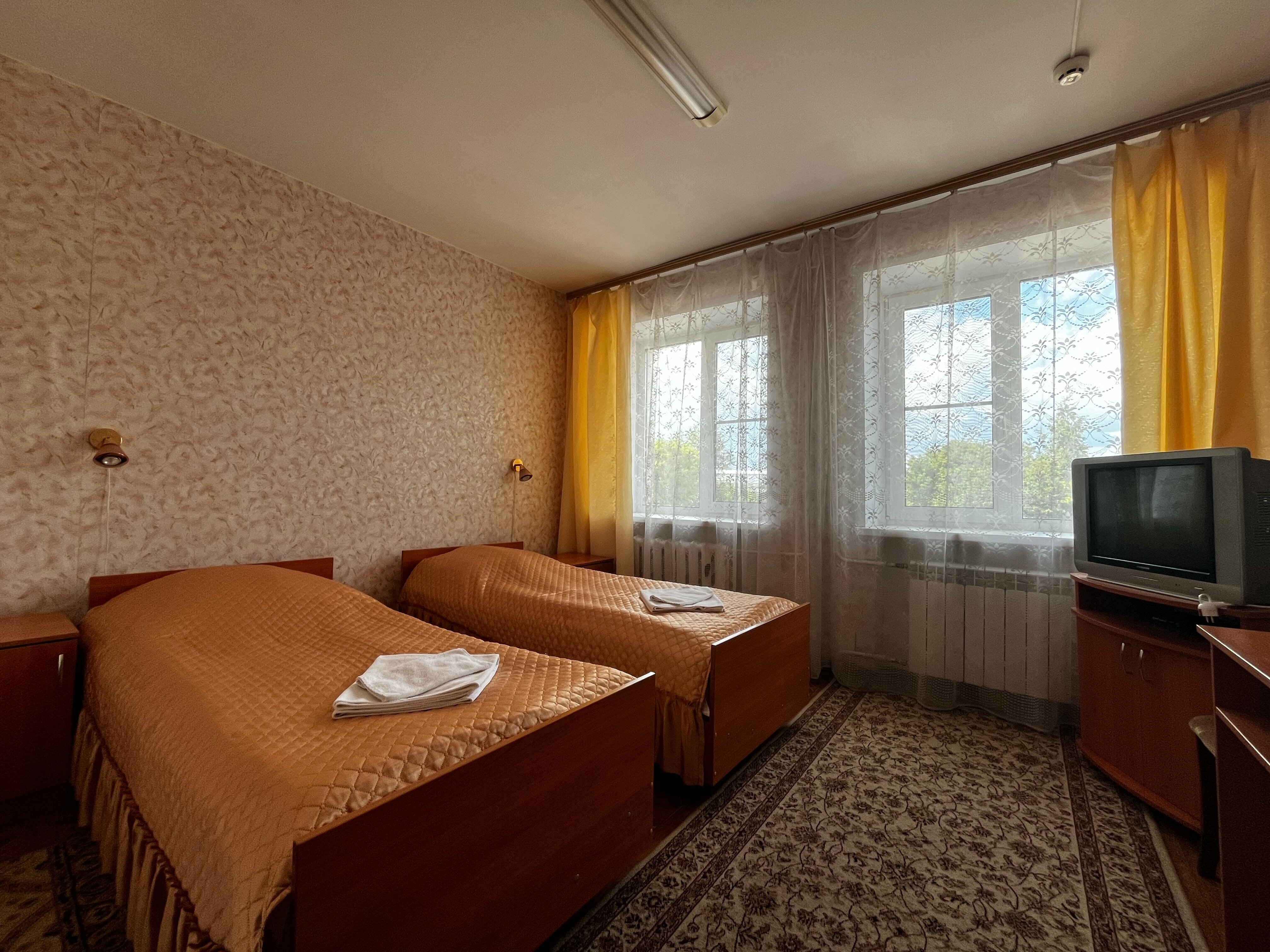 Двухместный номер стандарт  с 2 односпальными кроватями